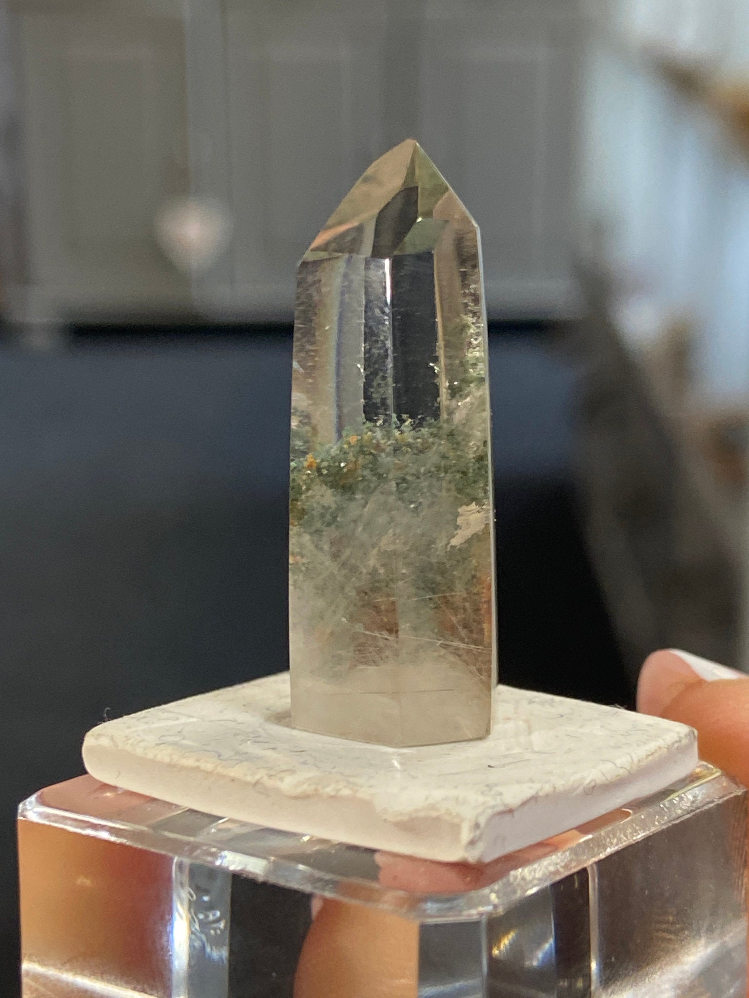 Madagascan Quartz Tower – Chlorite Included