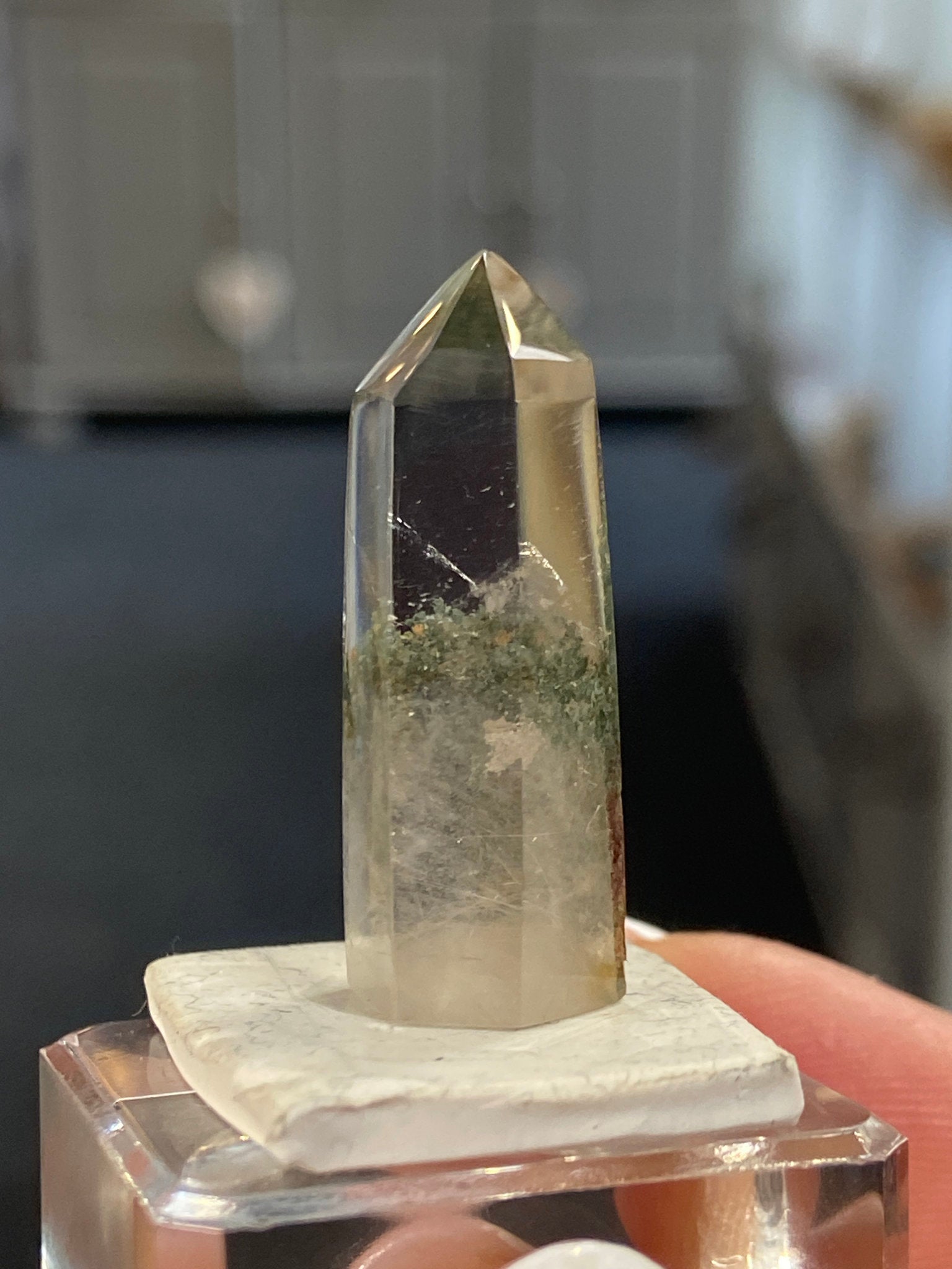 Madagascan Quartz Tower – Chlorite Included