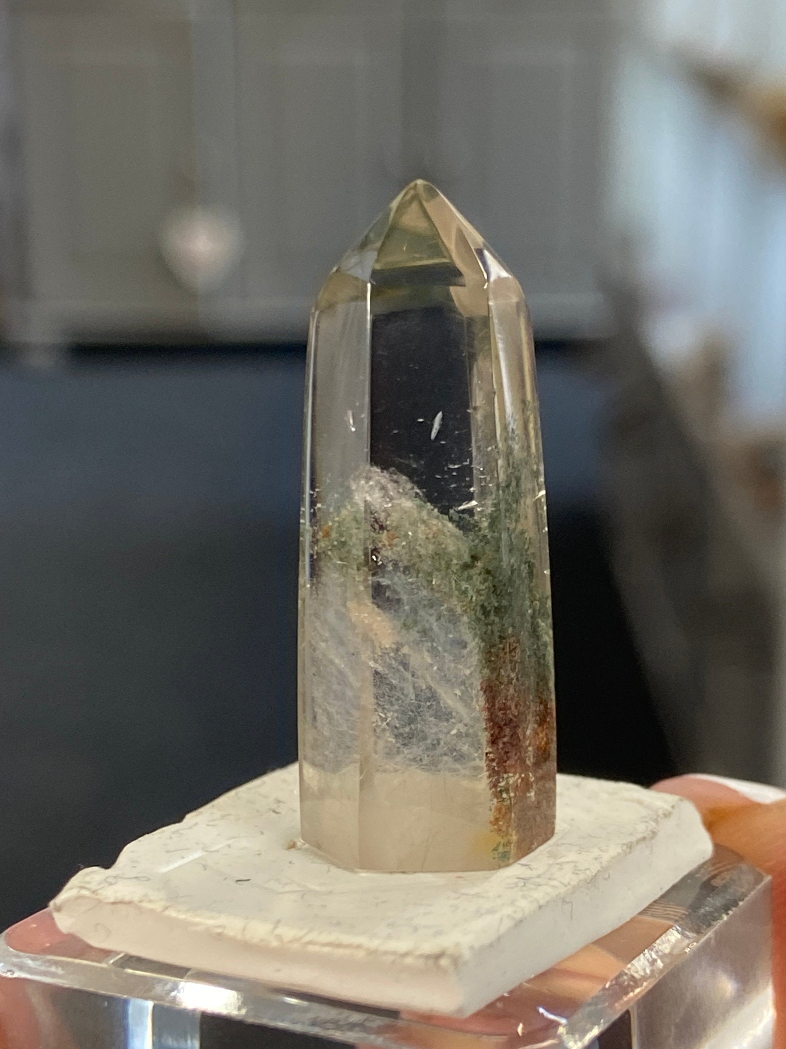 Madagascan Quartz Tower – Chlorite Included
