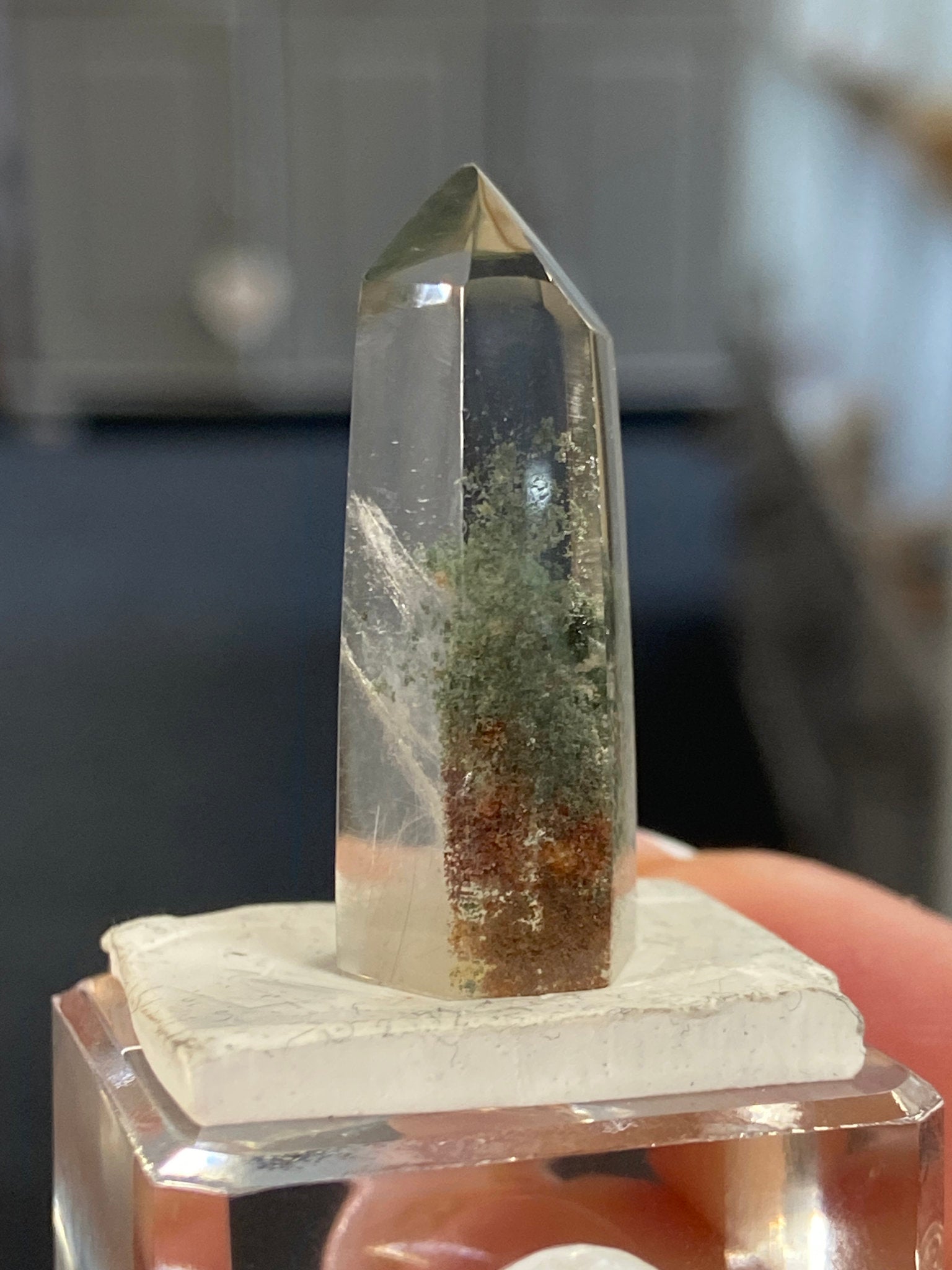 Madagascan Quartz Tower – Chlorite Included
