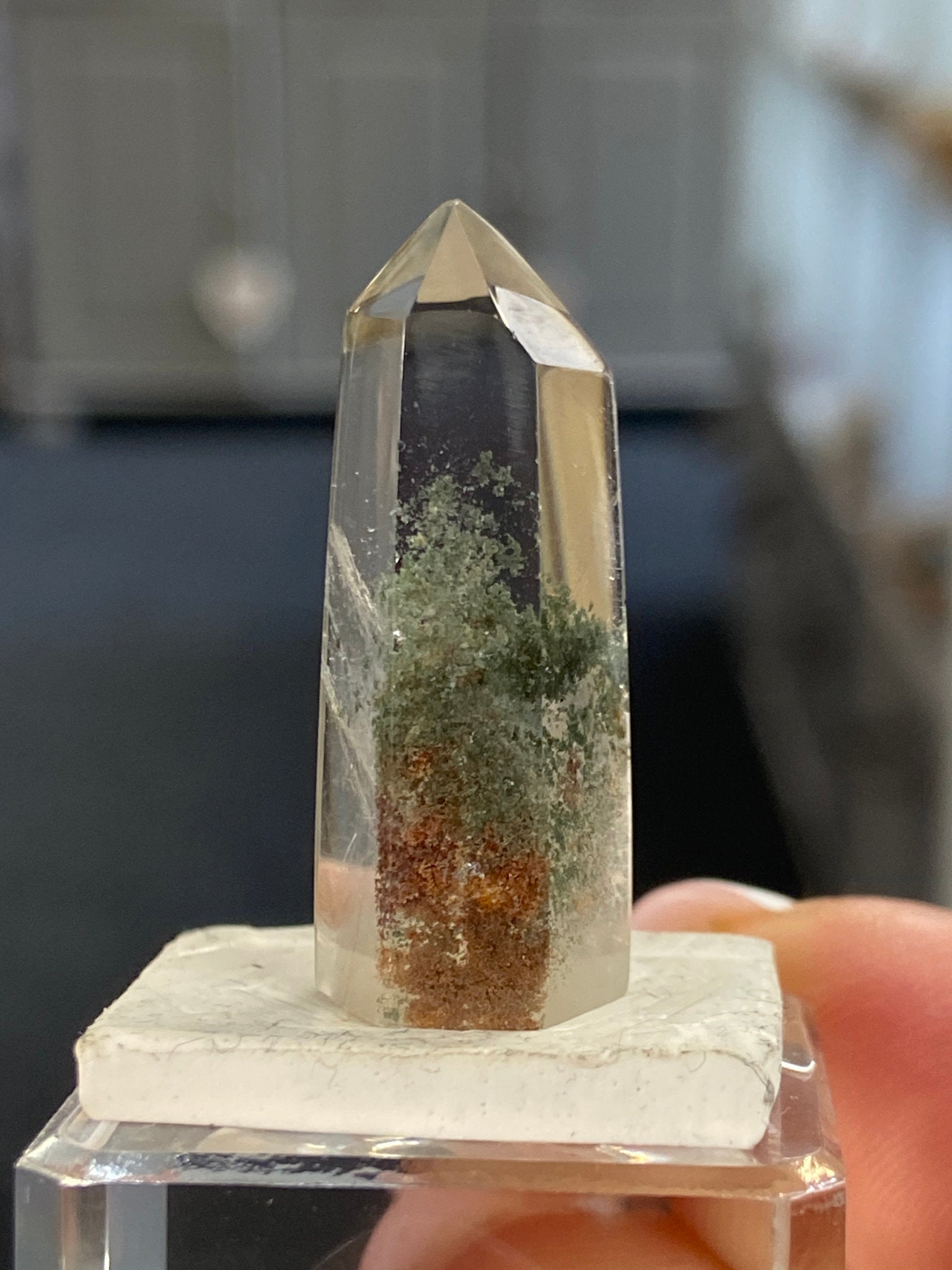 Madagascan Quartz Tower – Chlorite Included