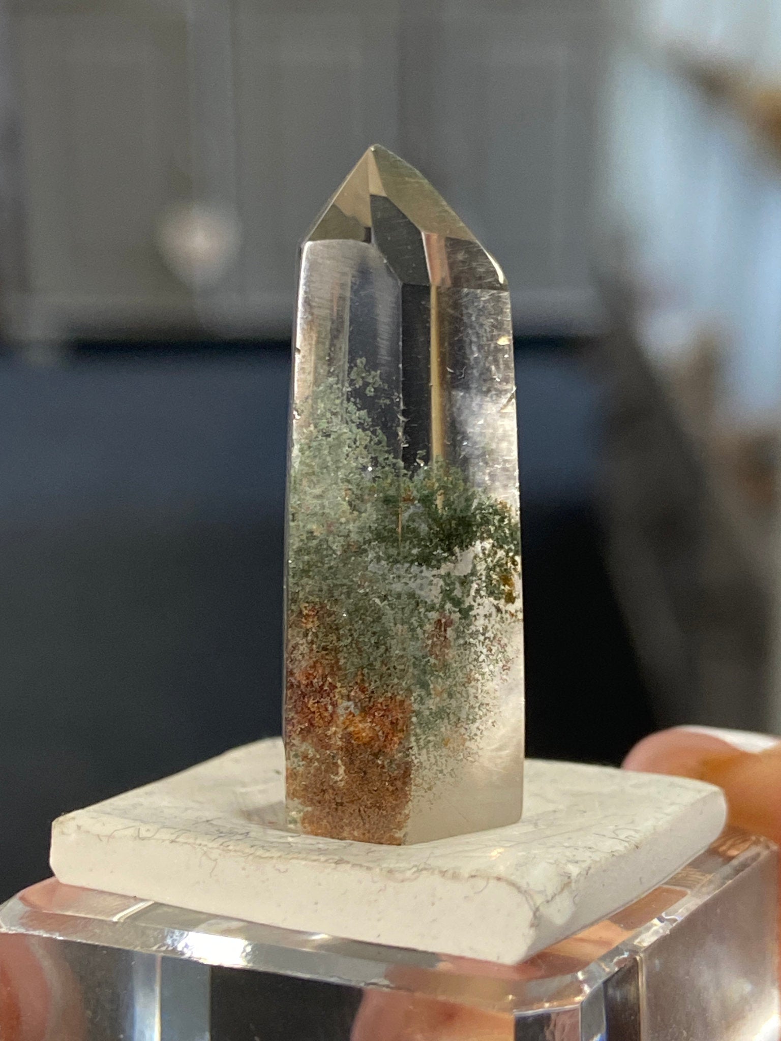Madagascan Quartz Tower – Chlorite Included