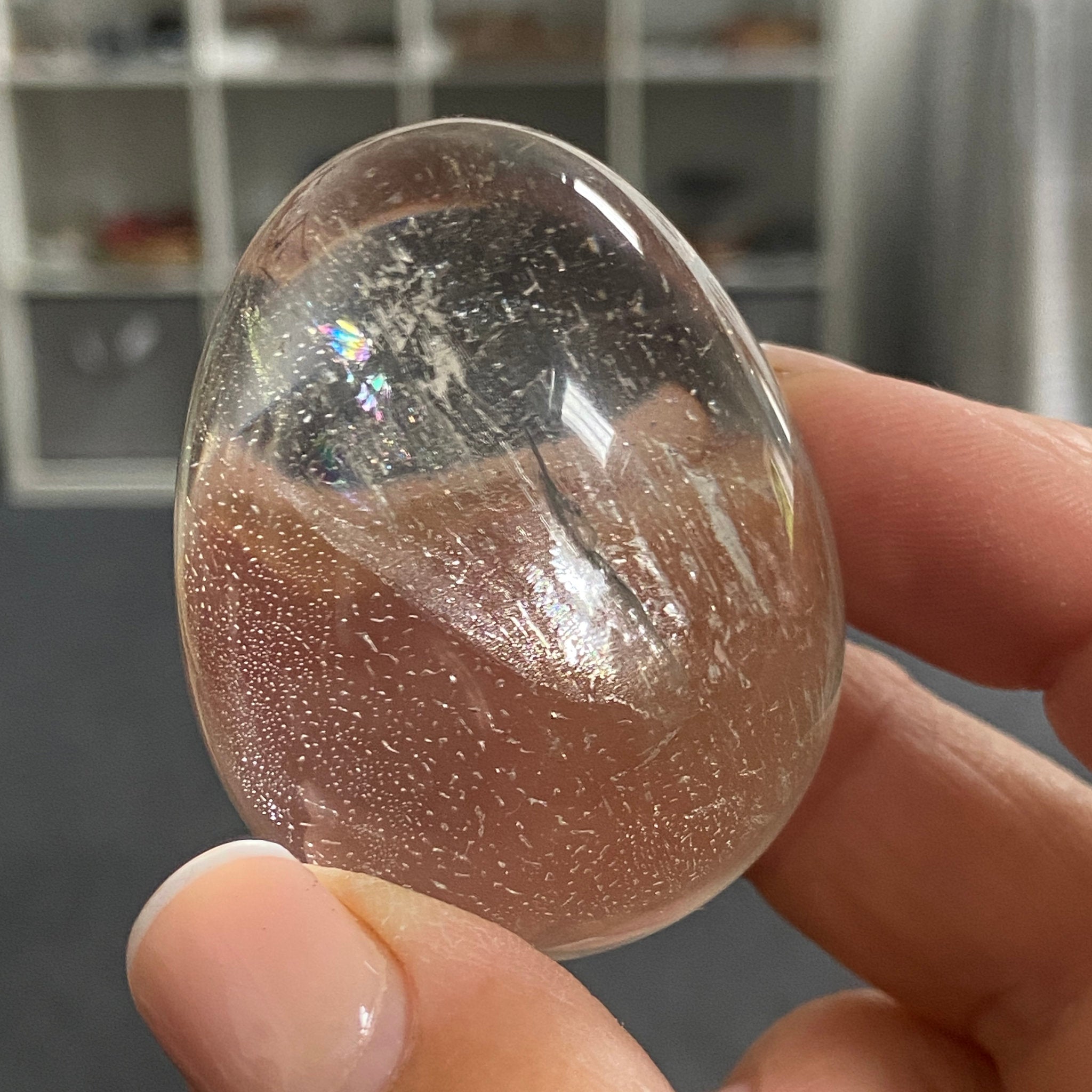 AA Clear Quartz Egg - Madagascar