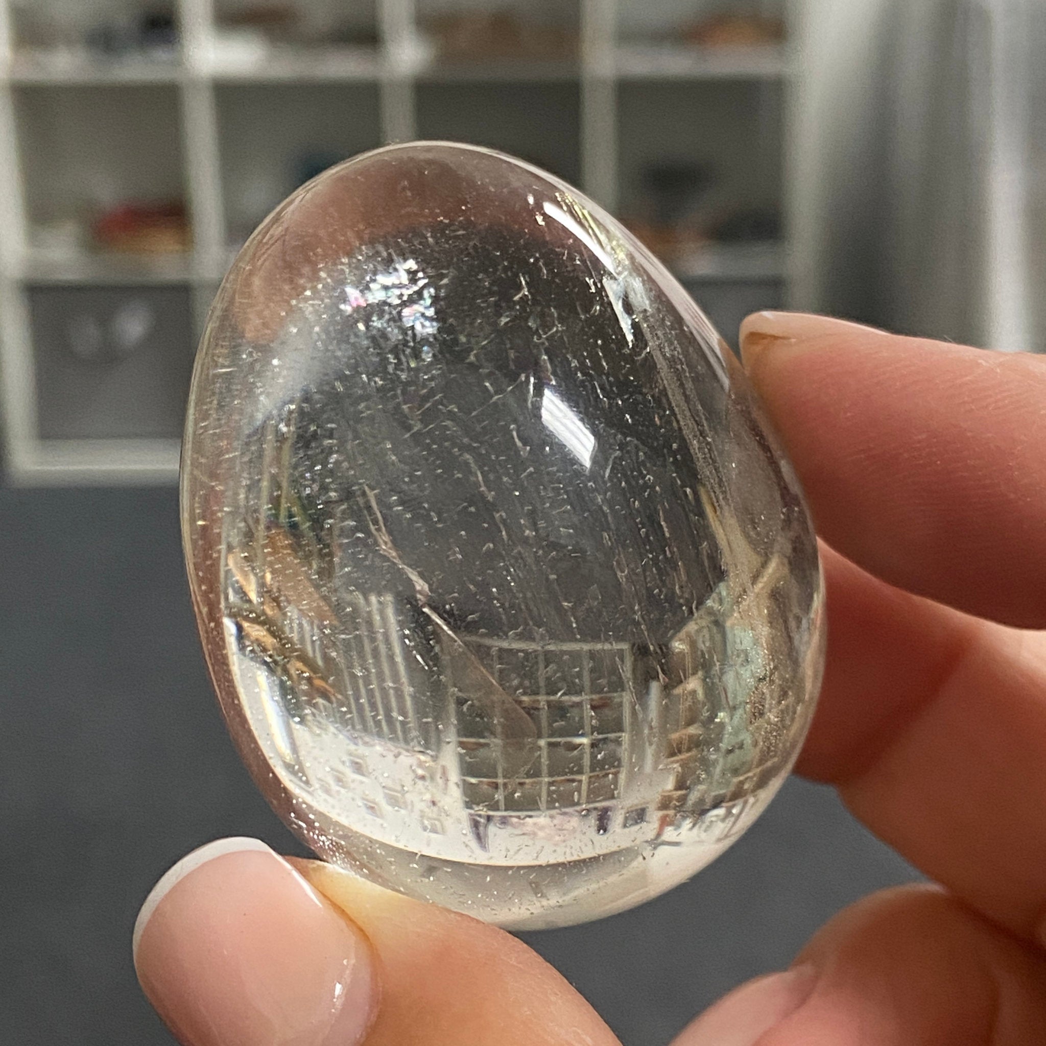 AA Clear Quartz Egg - Madagascar