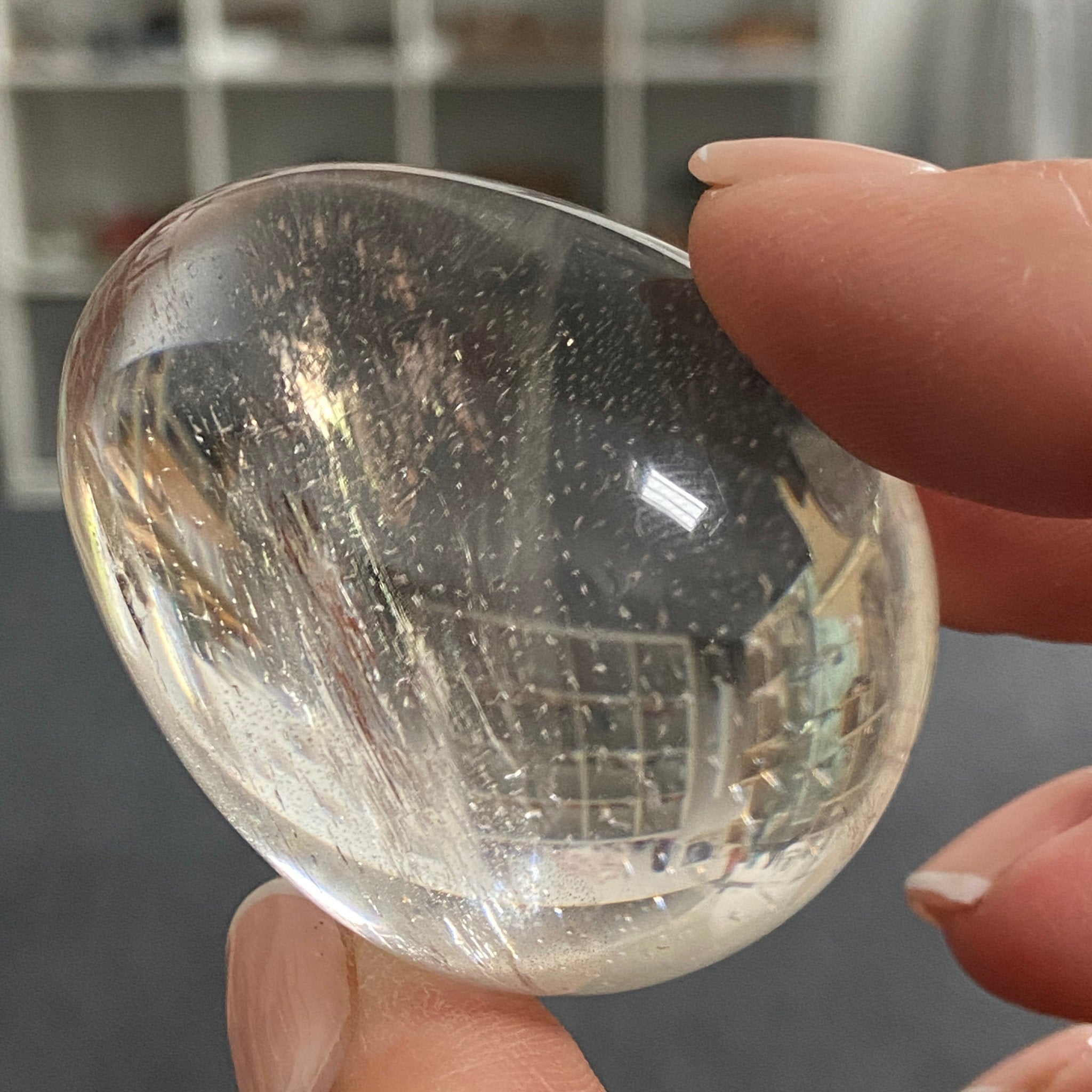 AA Clear Quartz Egg - Madagascar
