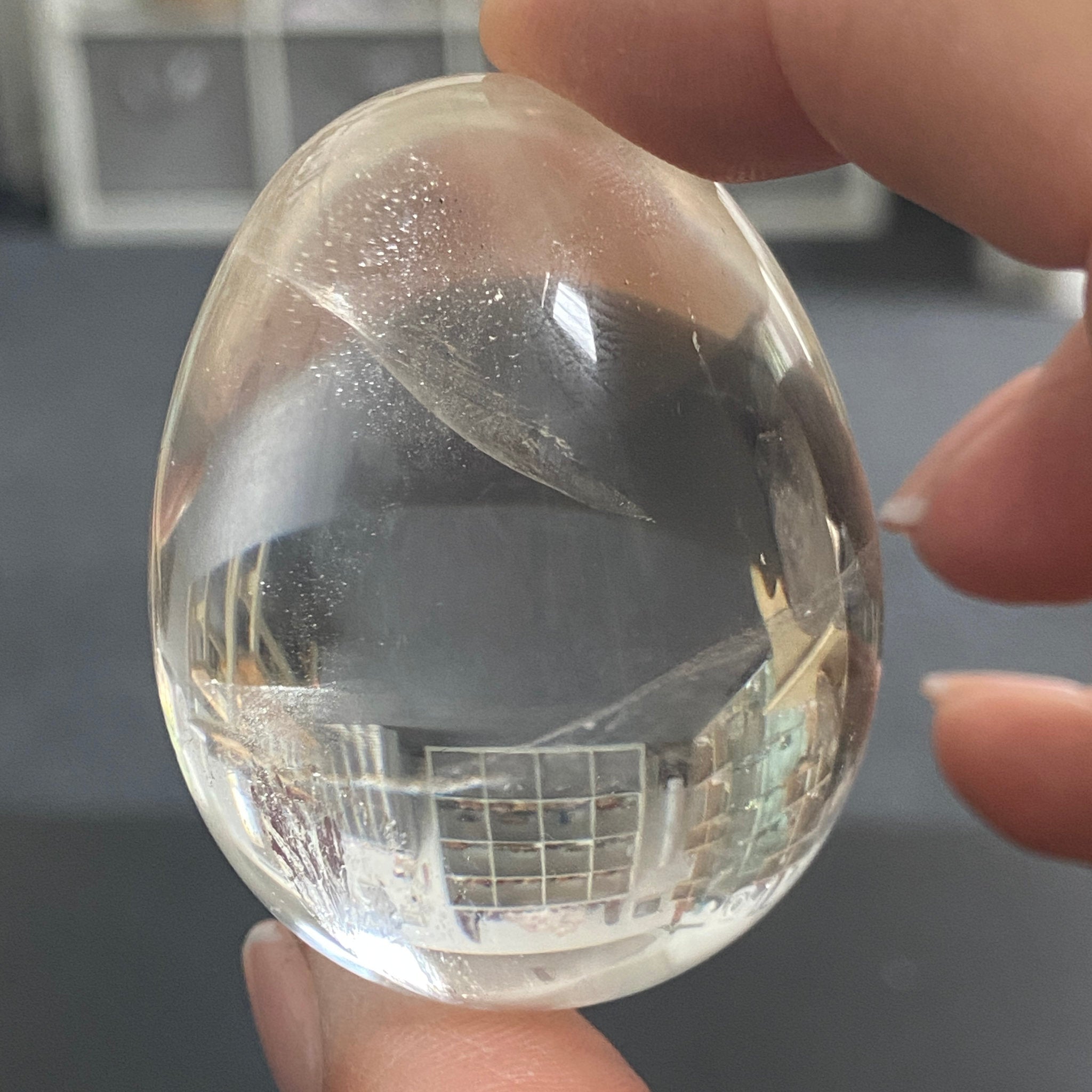 AA Clear Quartz Egg - Madagascar