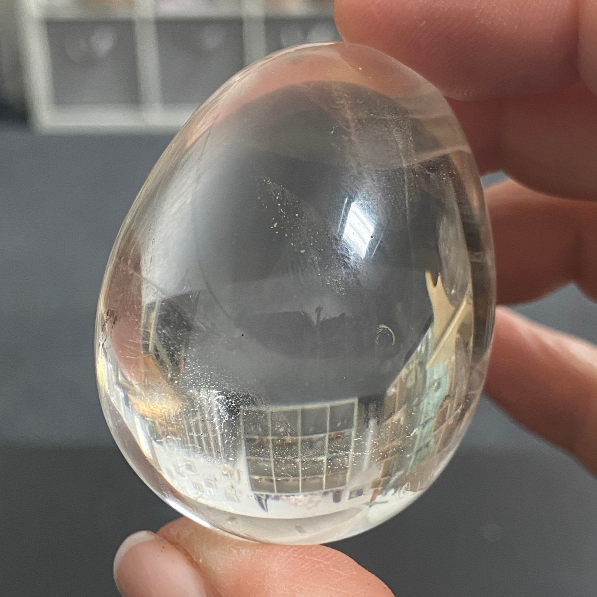 AA Clear Quartz Egg - Madagascar