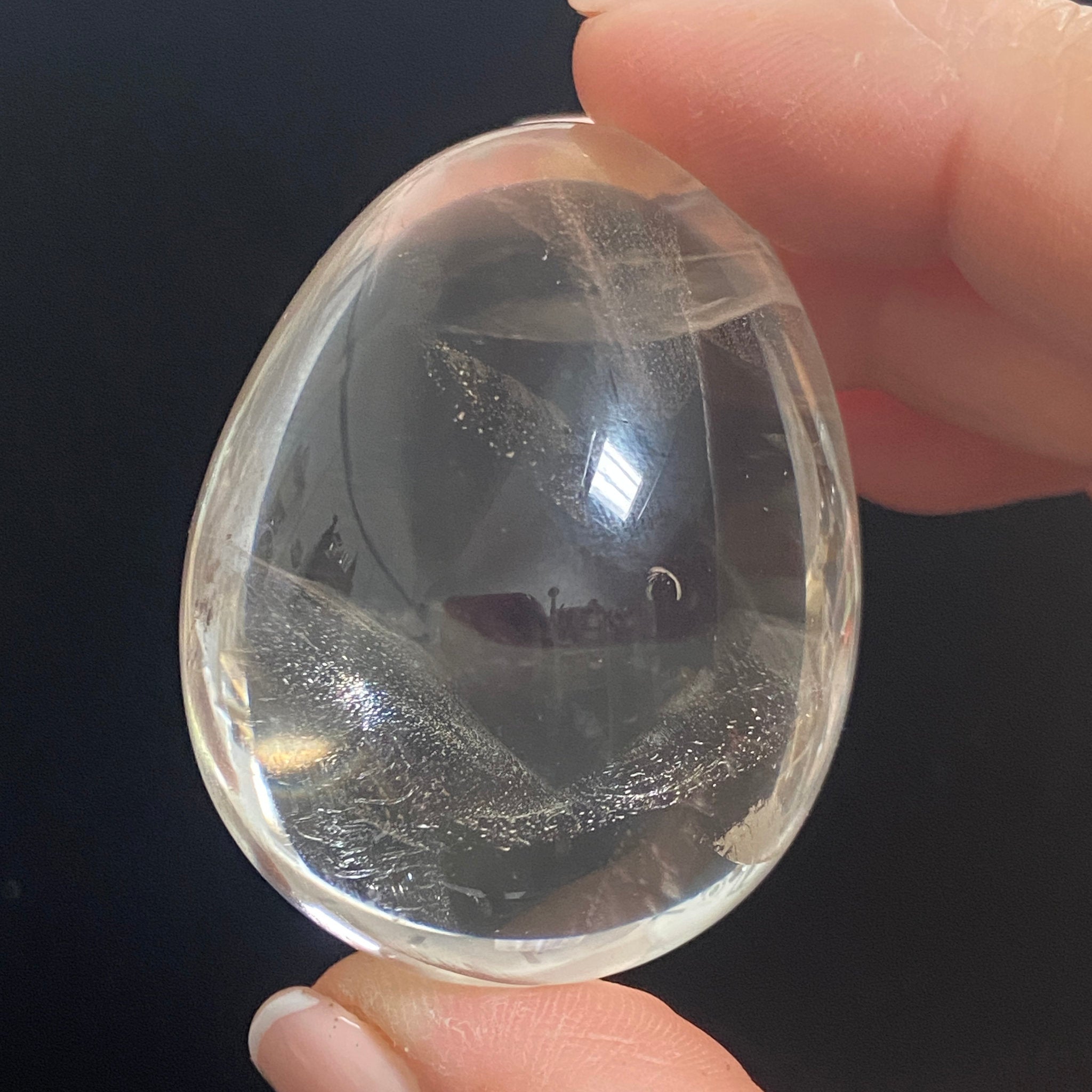 AA Clear Quartz Egg - Madagascar
