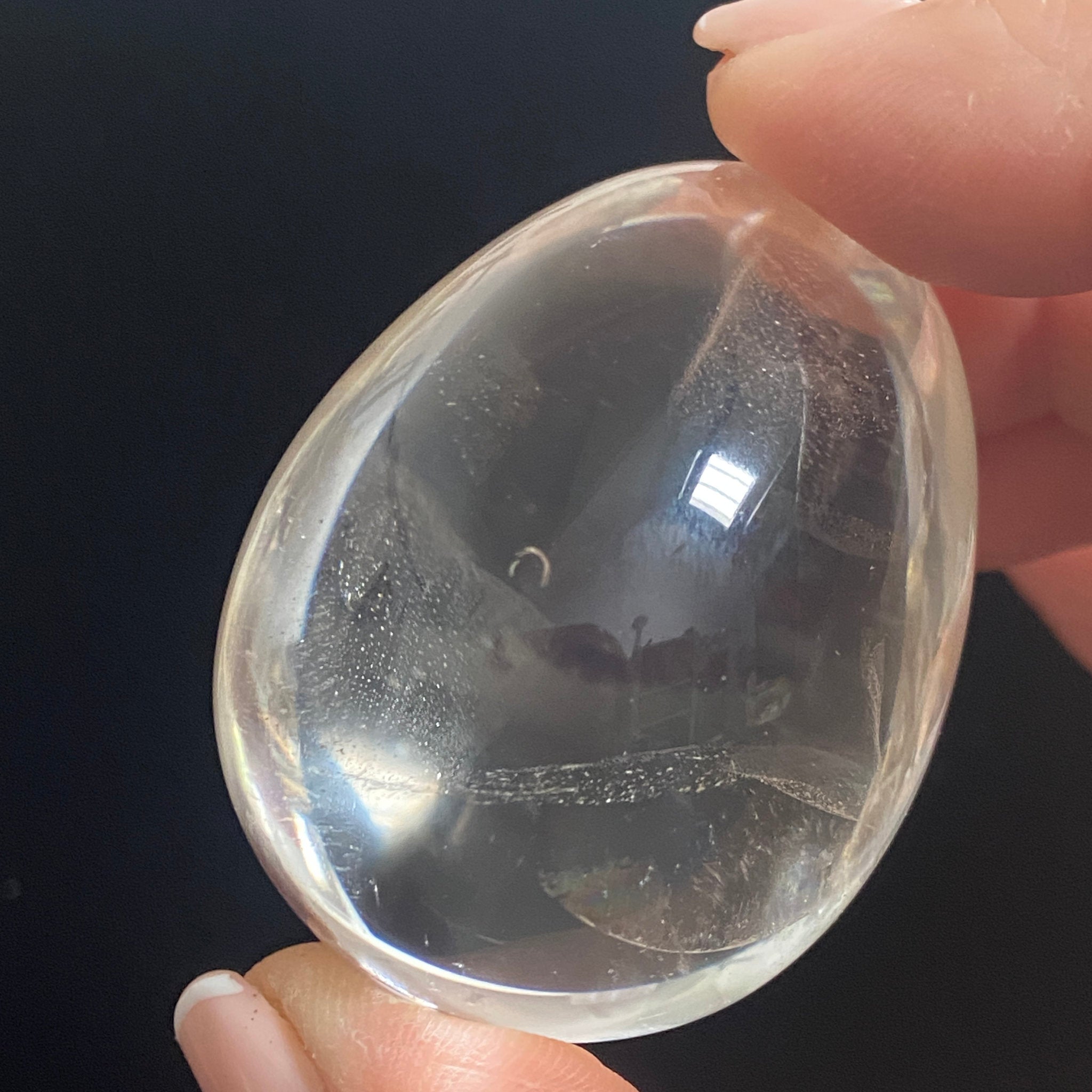 AA Clear Quartz Egg - Madagascar