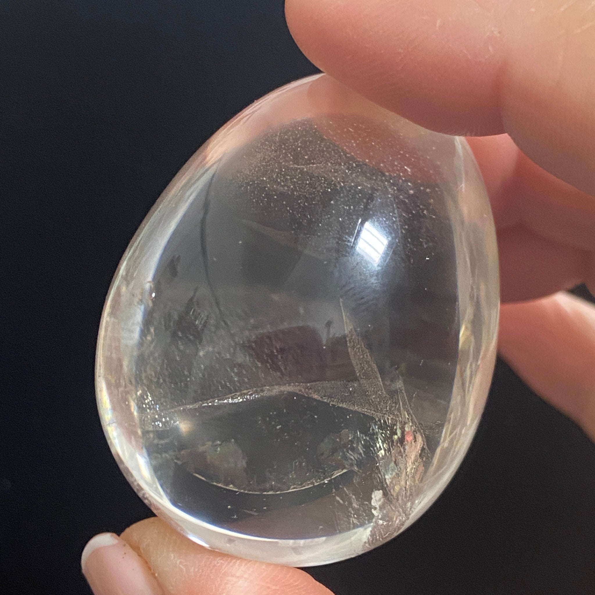 AA Clear Quartz Egg - Madagascar