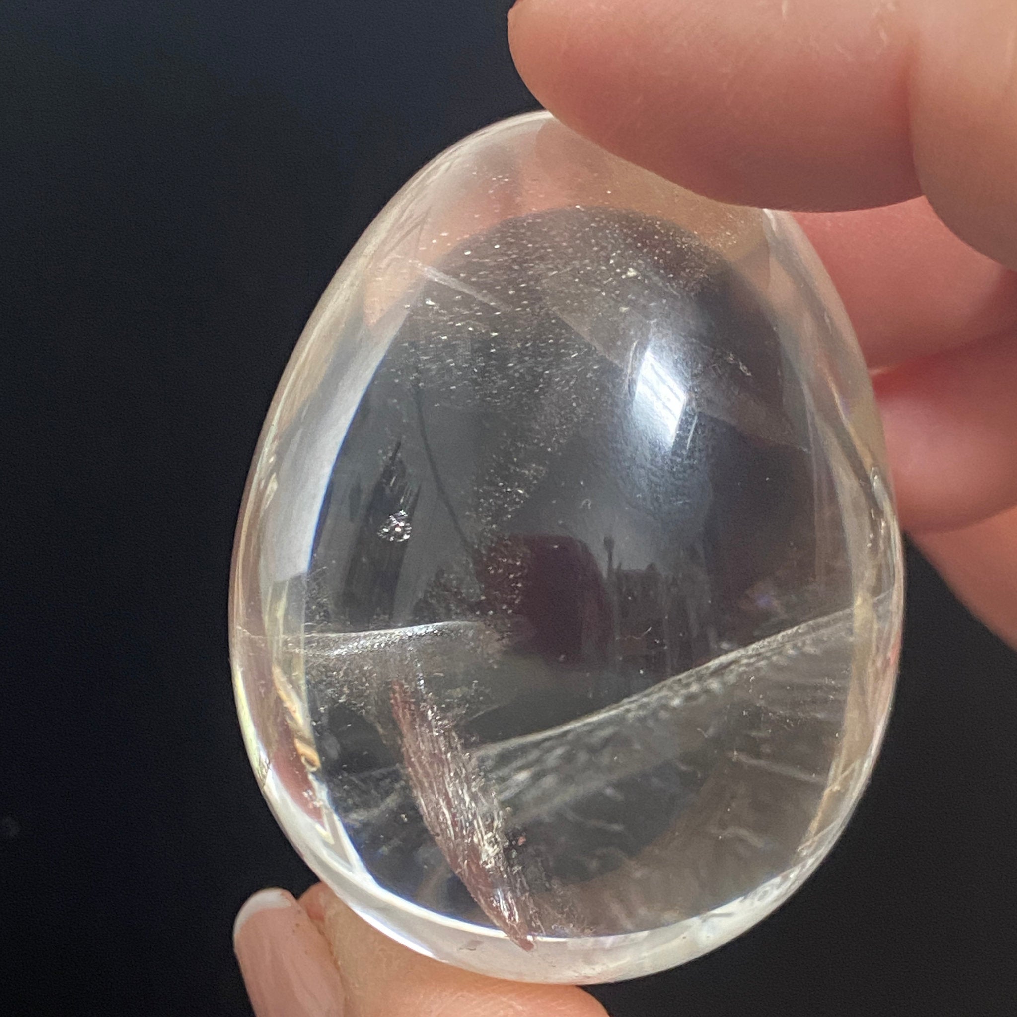 AA Clear Quartz Egg - Madagascar