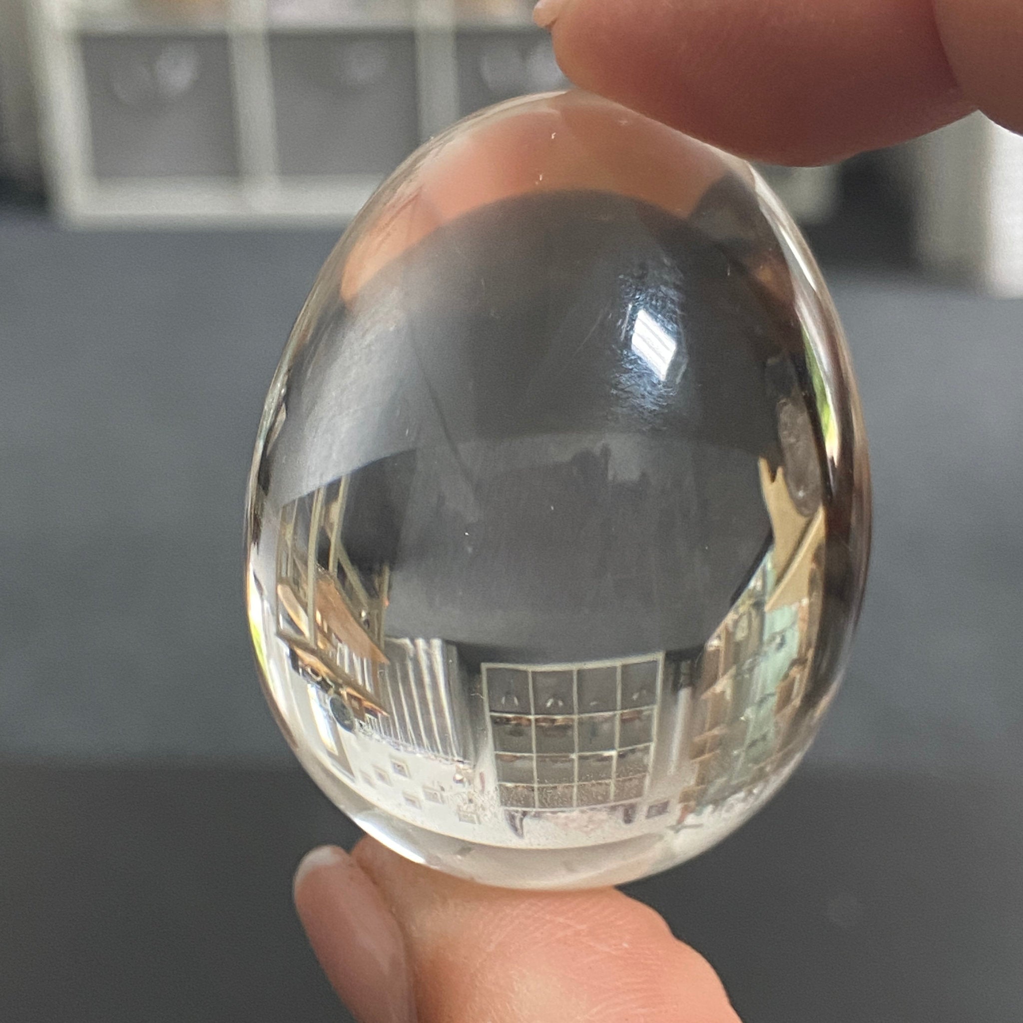 AA Clear Quartz Egg - Madagascar