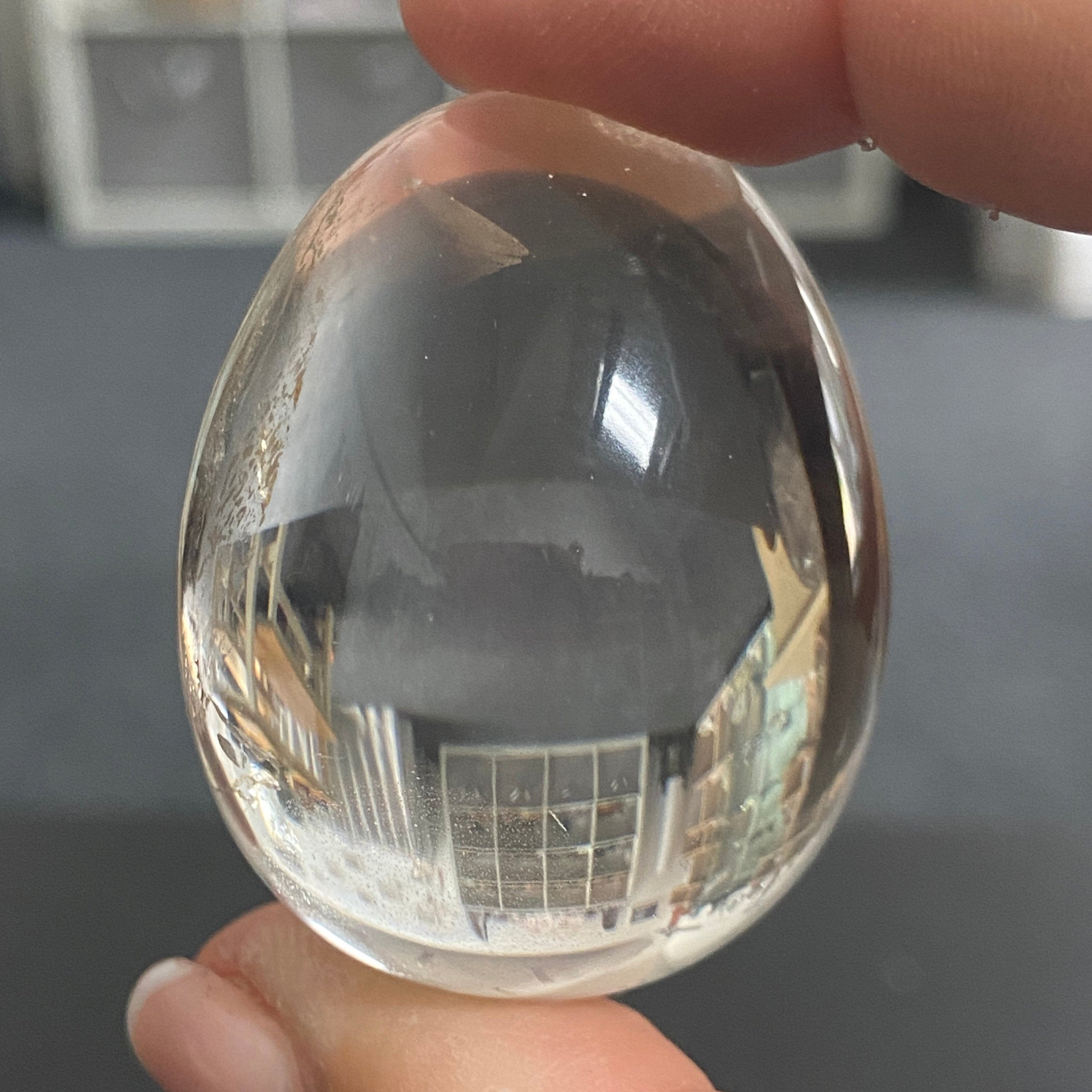 AA Clear Quartz Egg - Madagascar