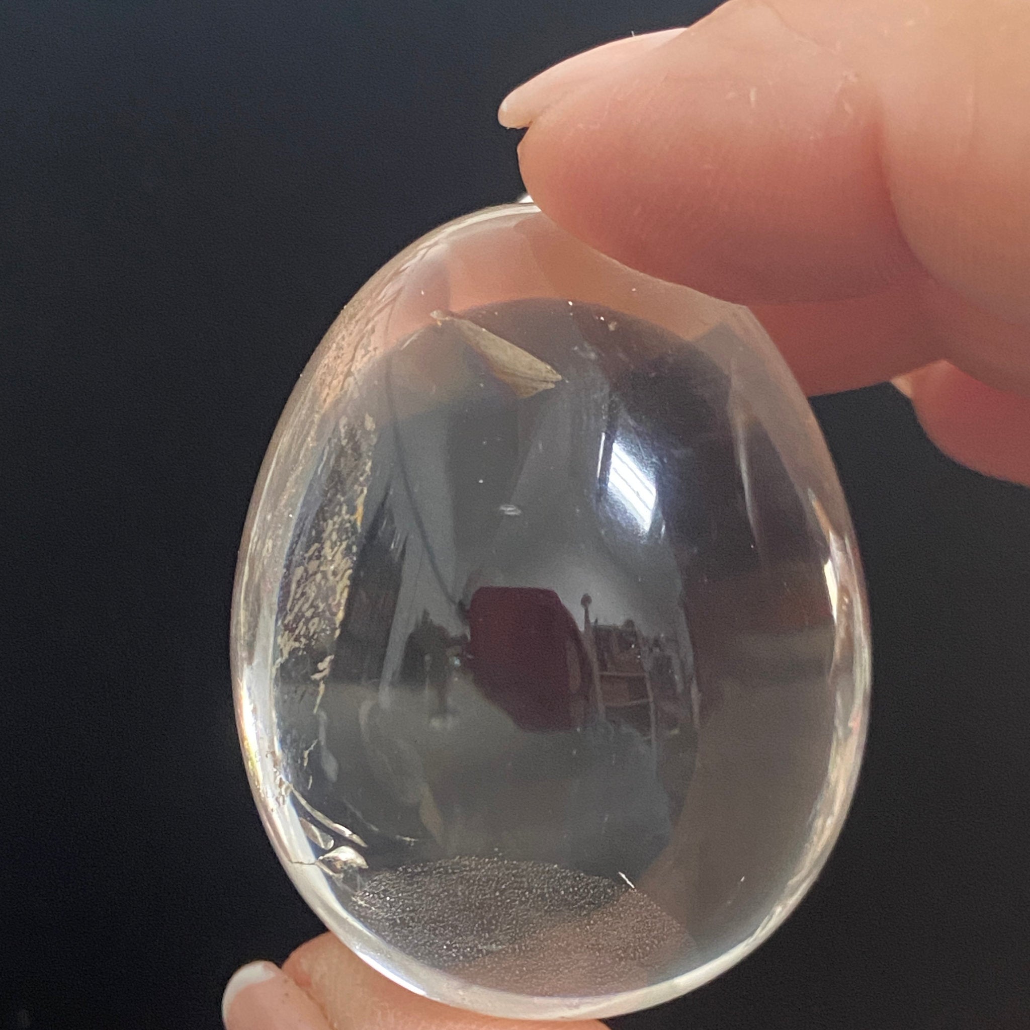 AA Clear Quartz Egg - Madagascar