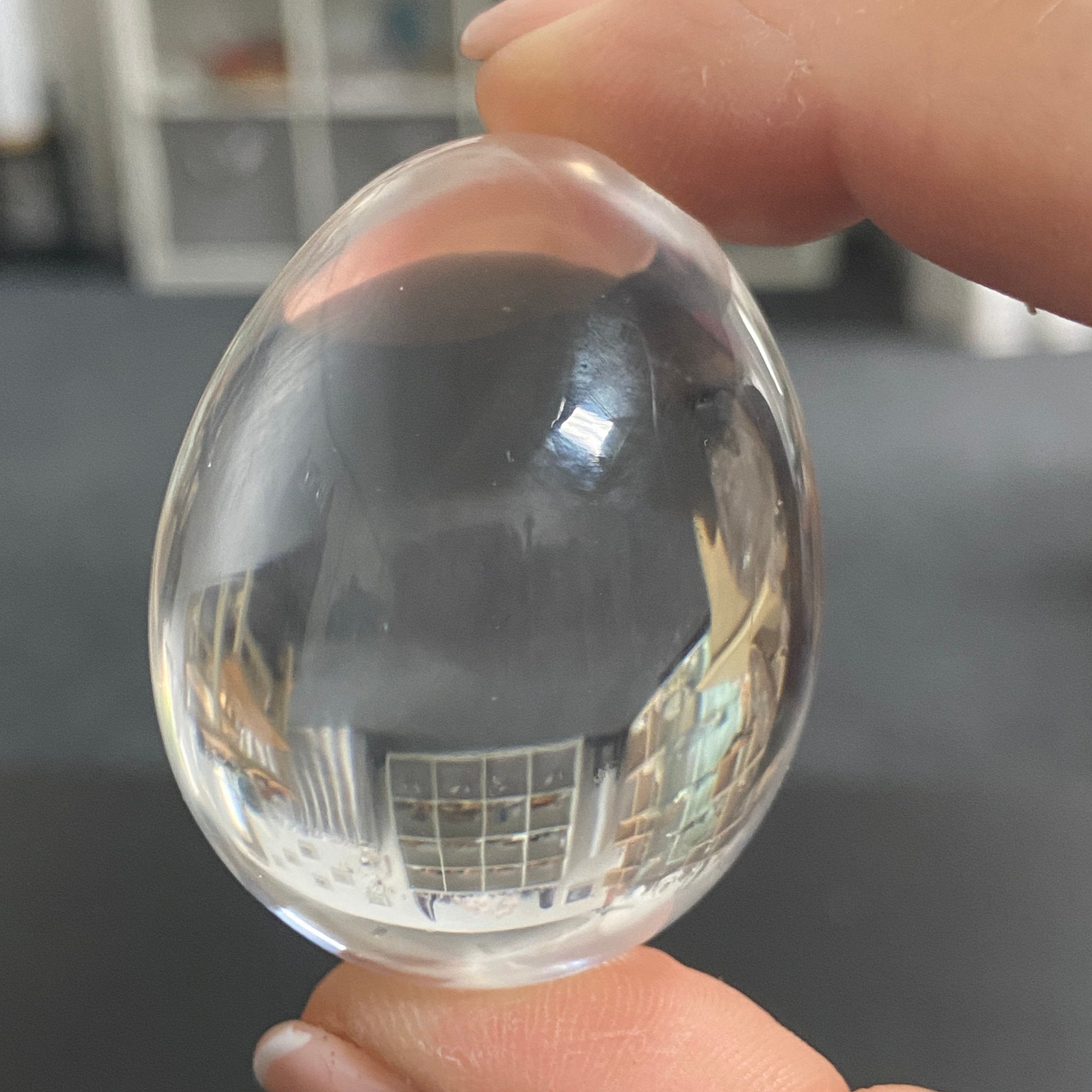 AA Clear Quartz Egg - Madagascar