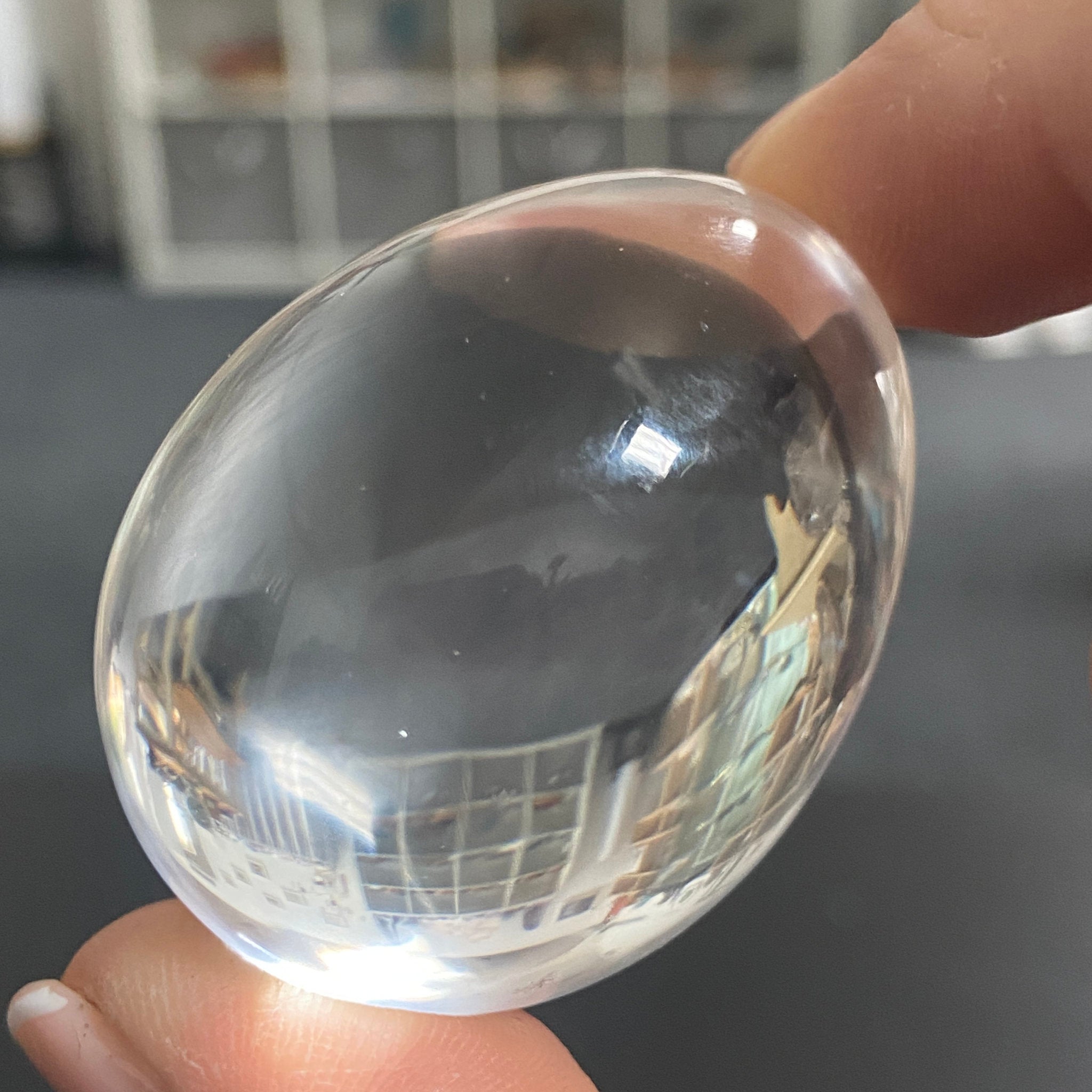 AA Clear Quartz Egg - Madagascar