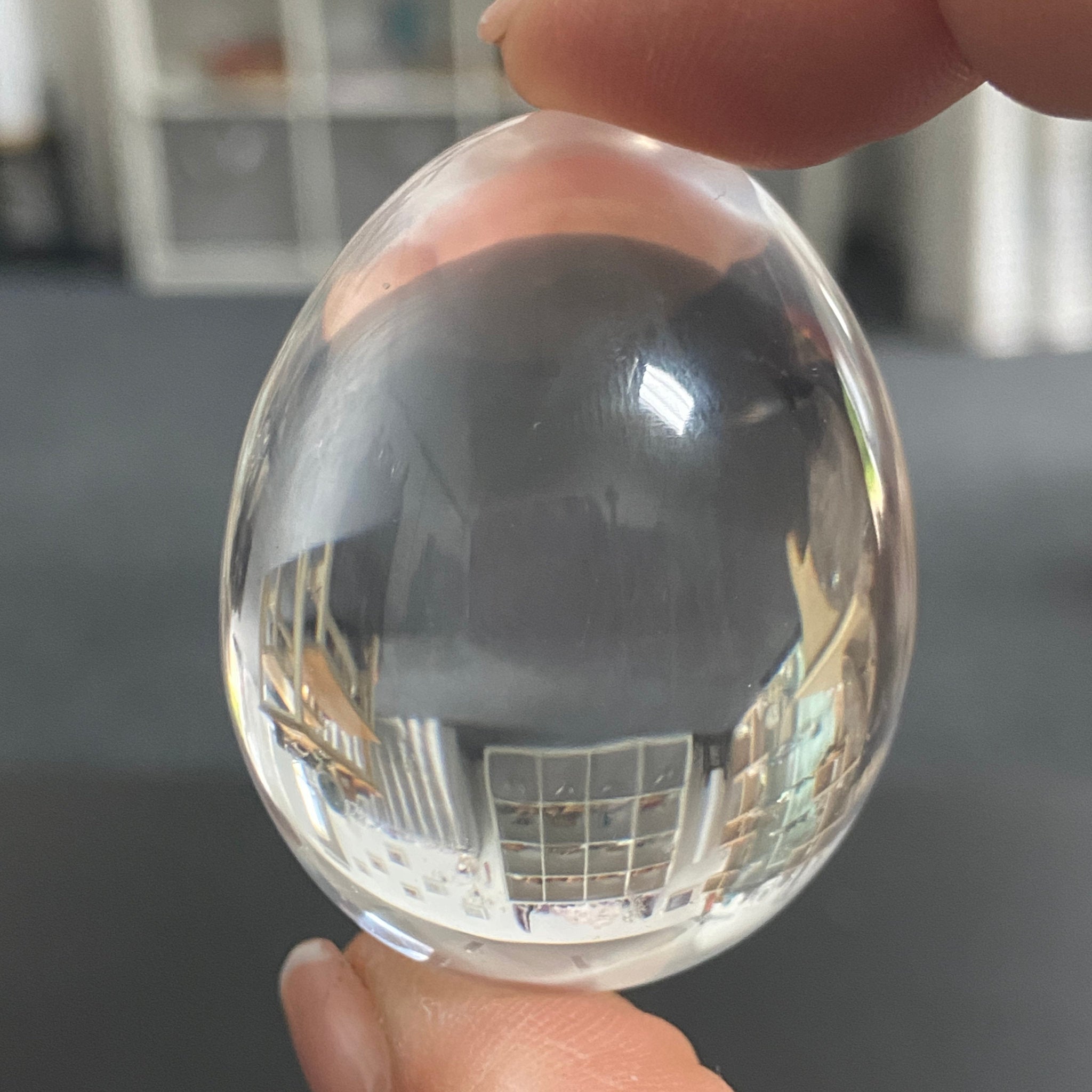AA Clear Quartz Egg - Madagascar