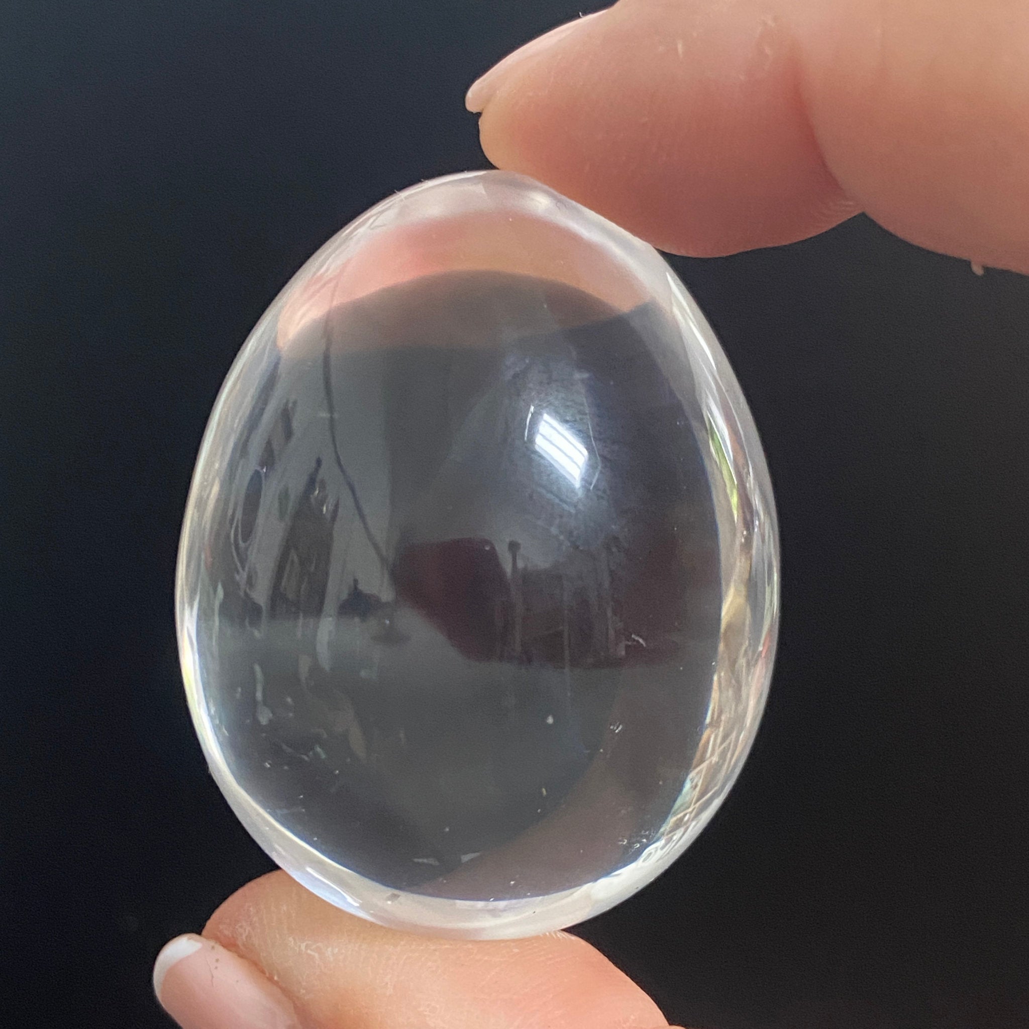 AA Clear Quartz Egg - Madagascar