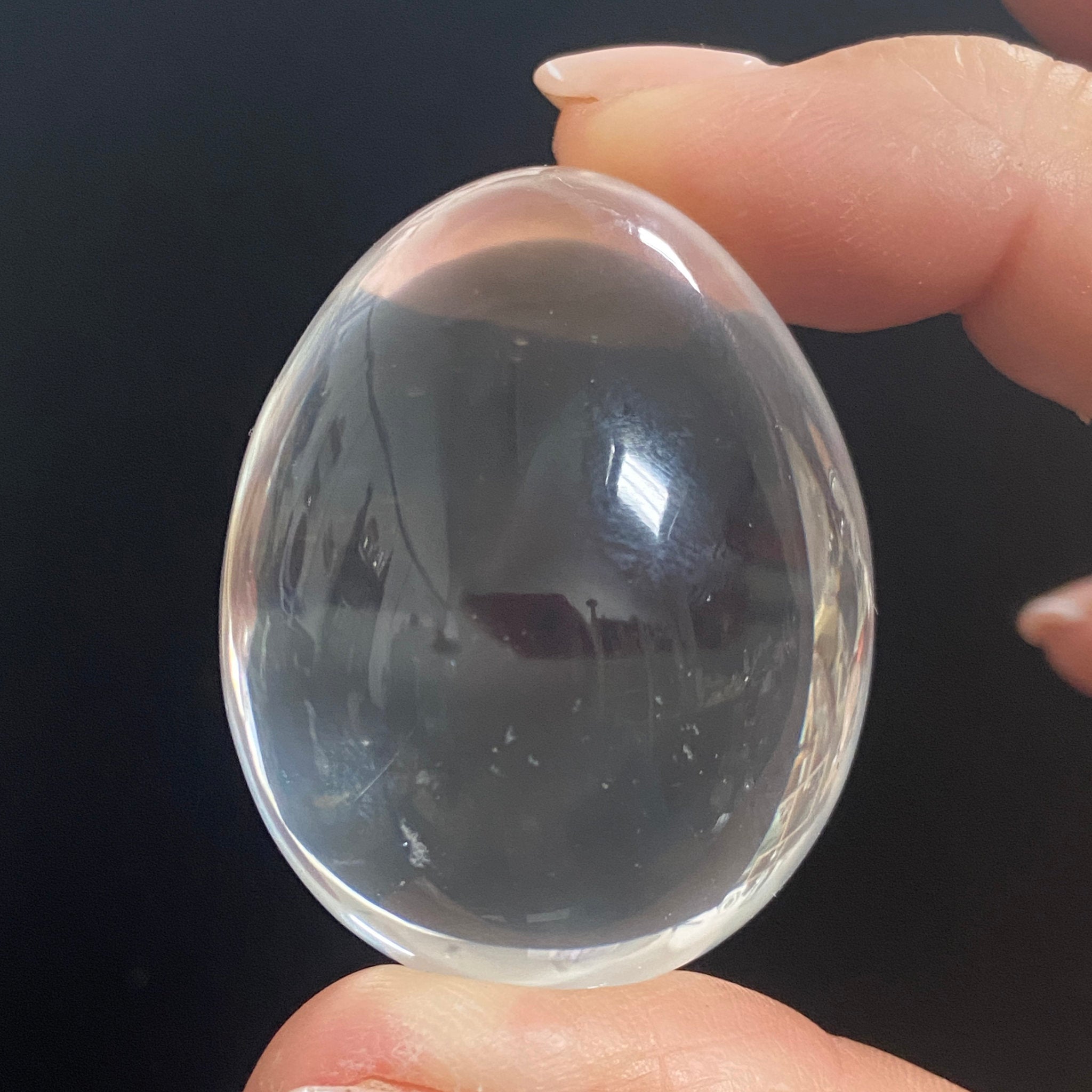 AA Clear Quartz Egg - Madagascar