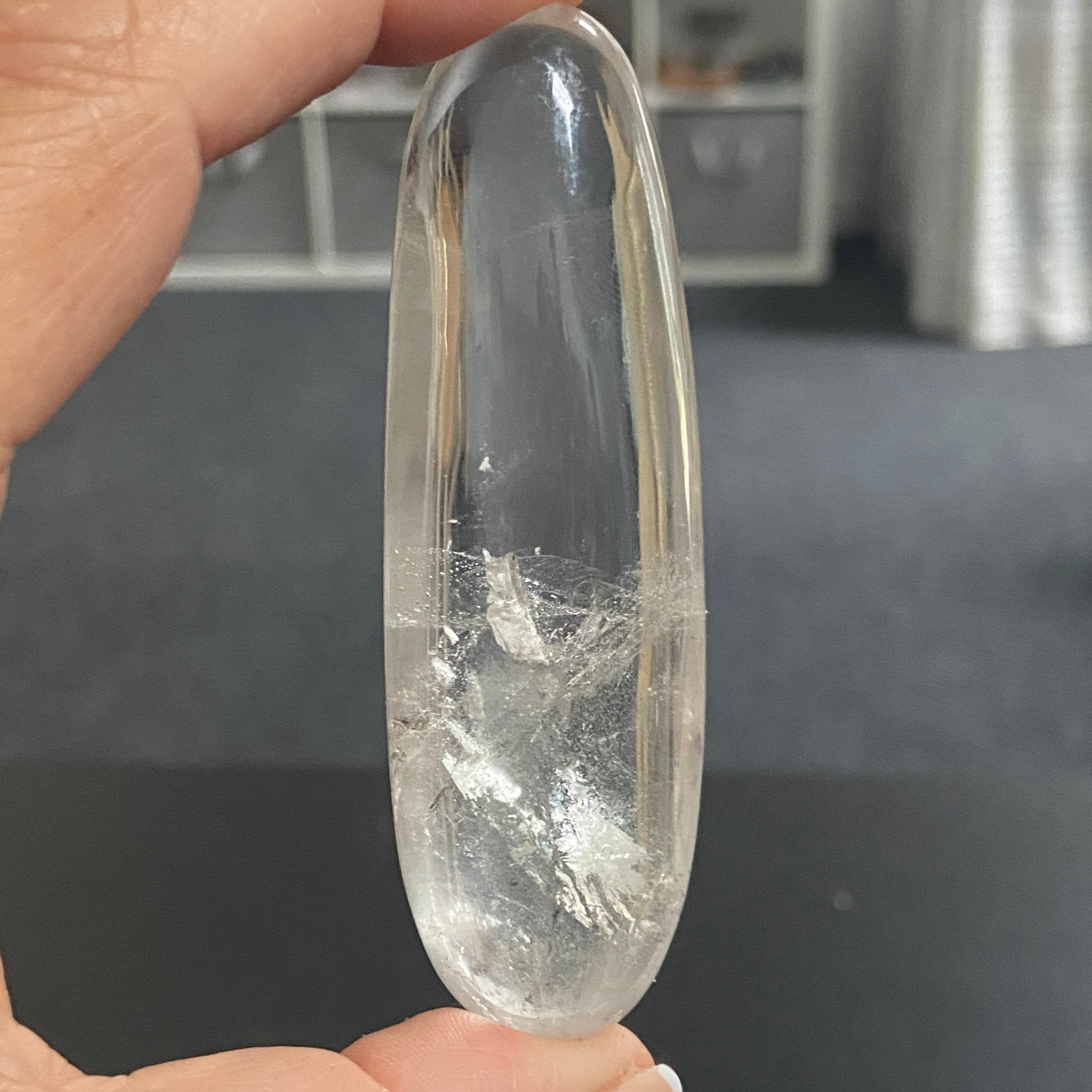 River Rolled Clear Quartz Freeform