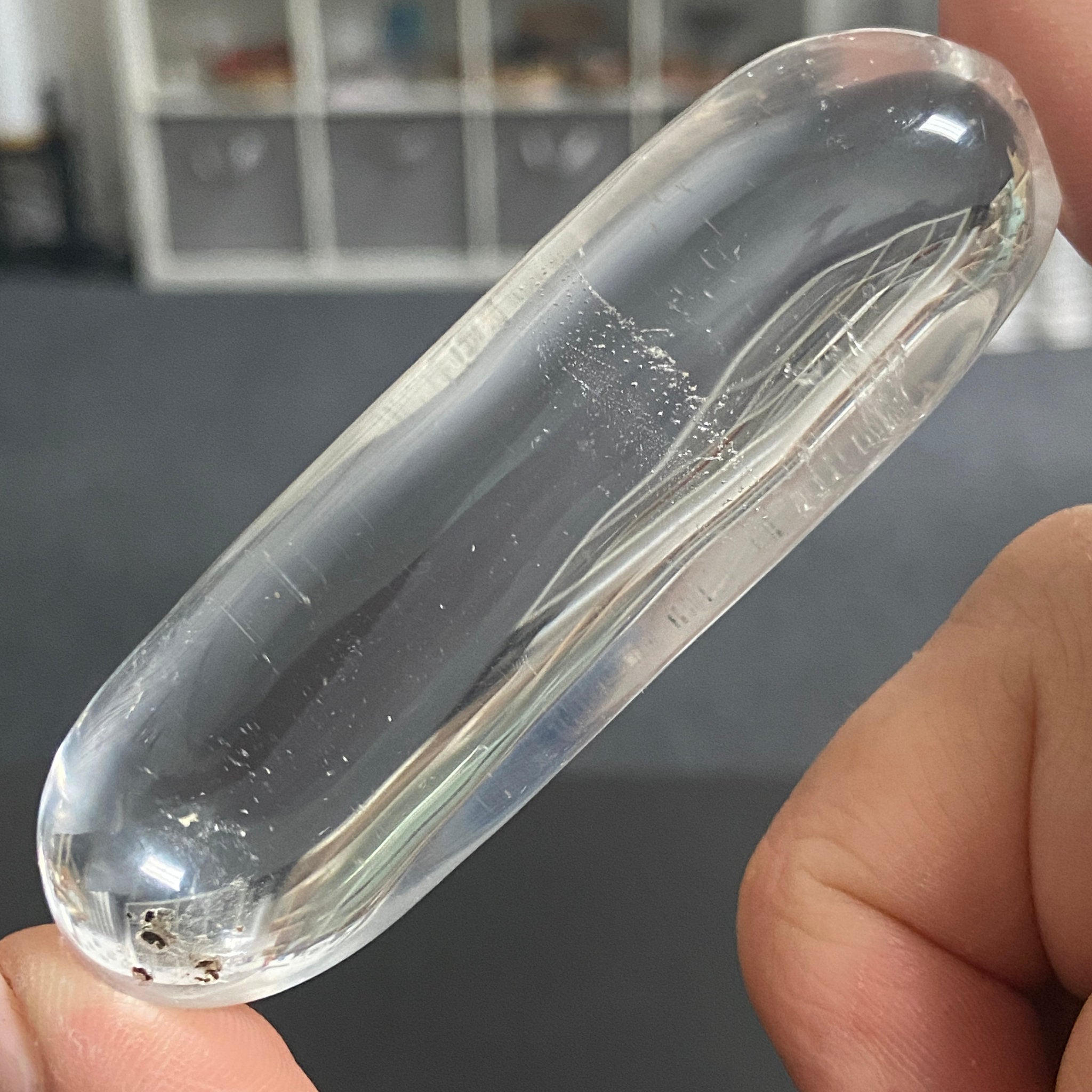 River Rolled Clear Quartz Freeform