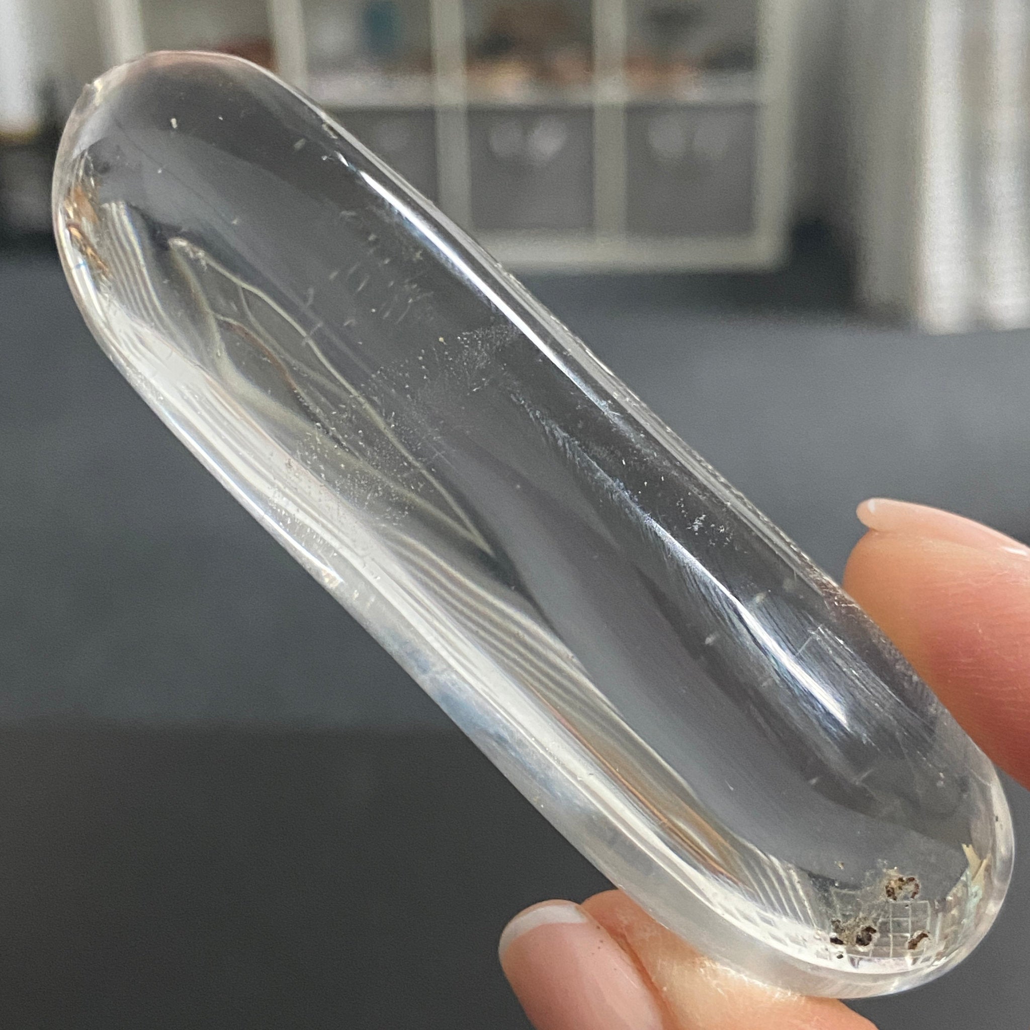 River Rolled Clear Quartz Freeform