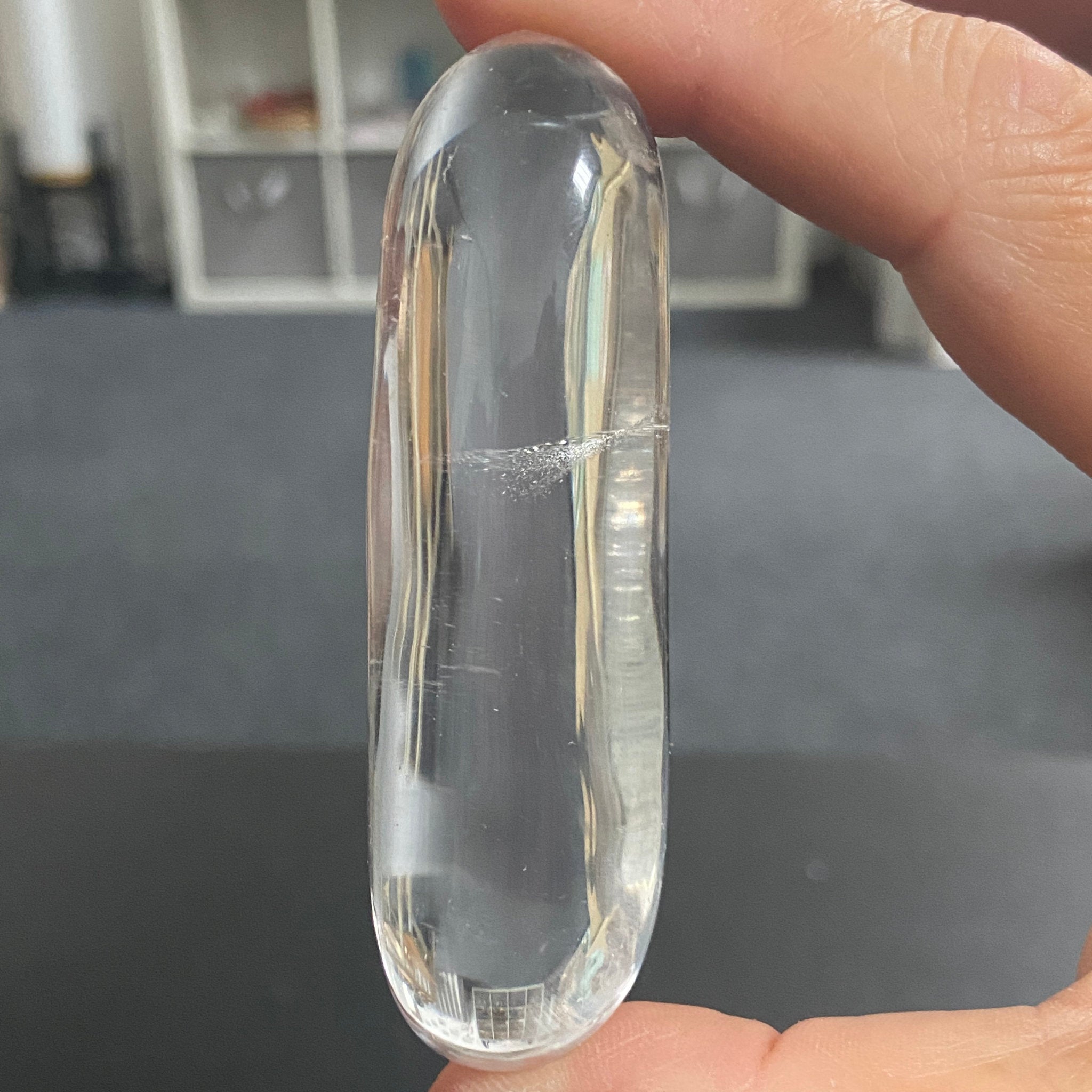 River Rolled Clear Quartz Freeform