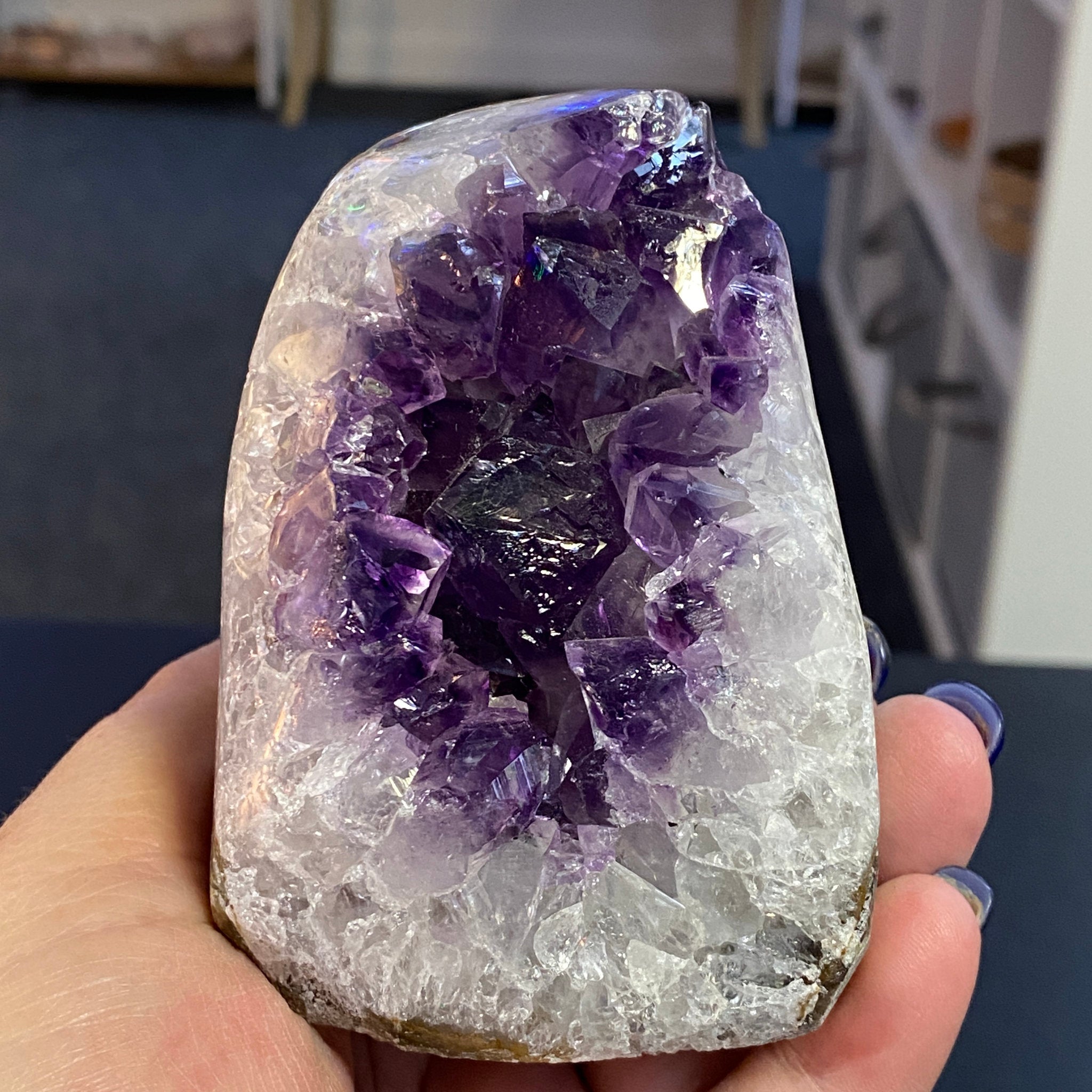 Natural Deep Purple Amethyst from Uruguay