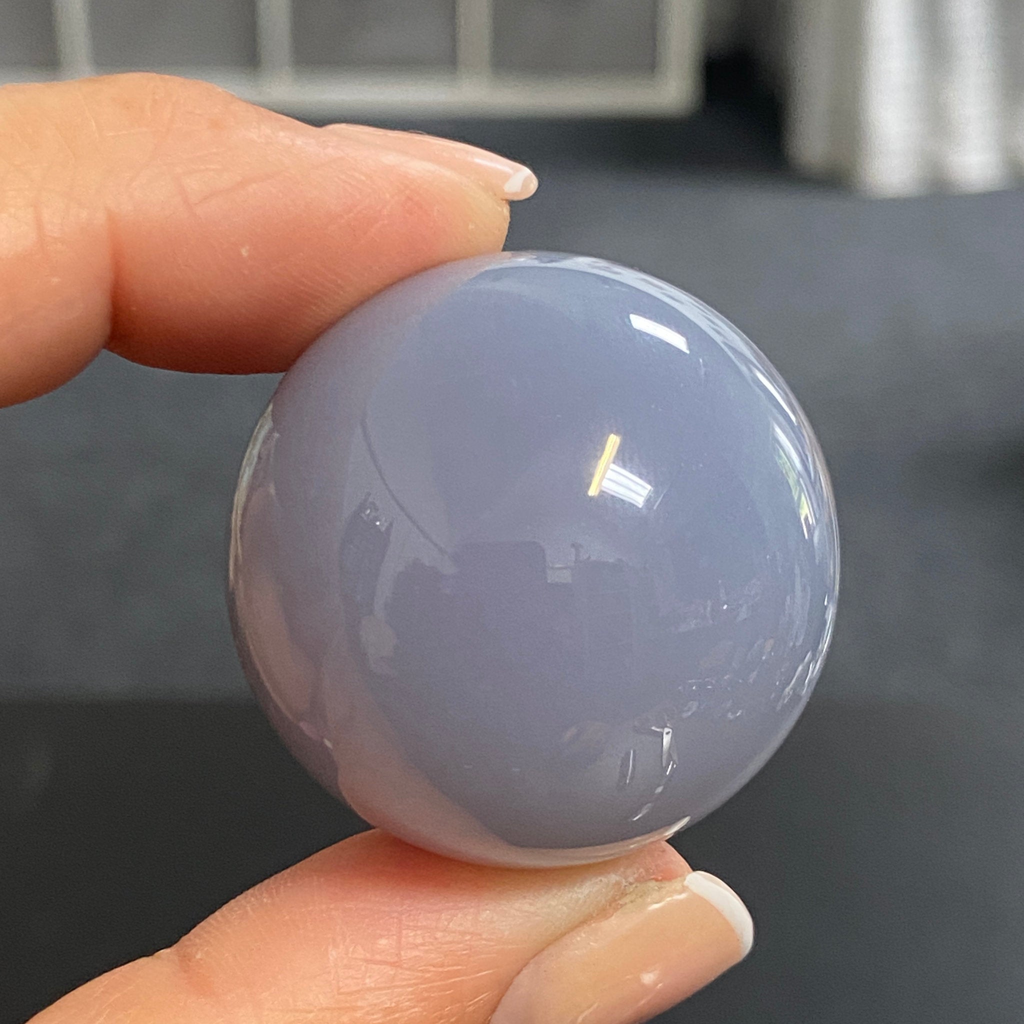 Blue Chalcedony Sphere