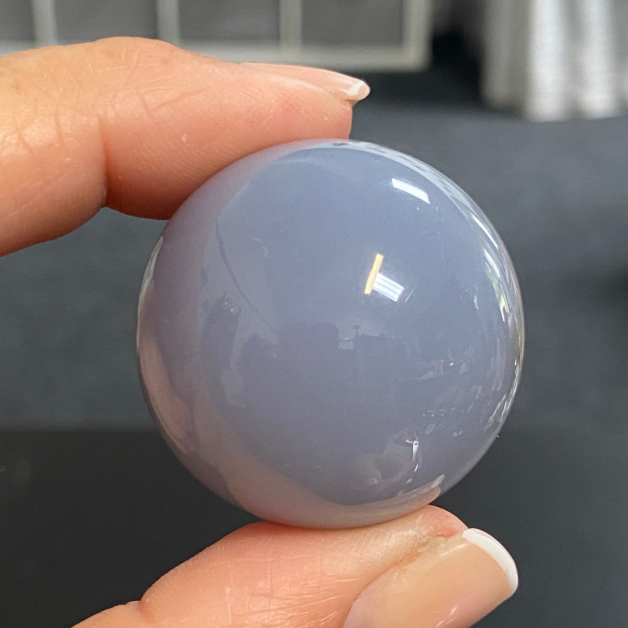 Blue Chalcedony Sphere