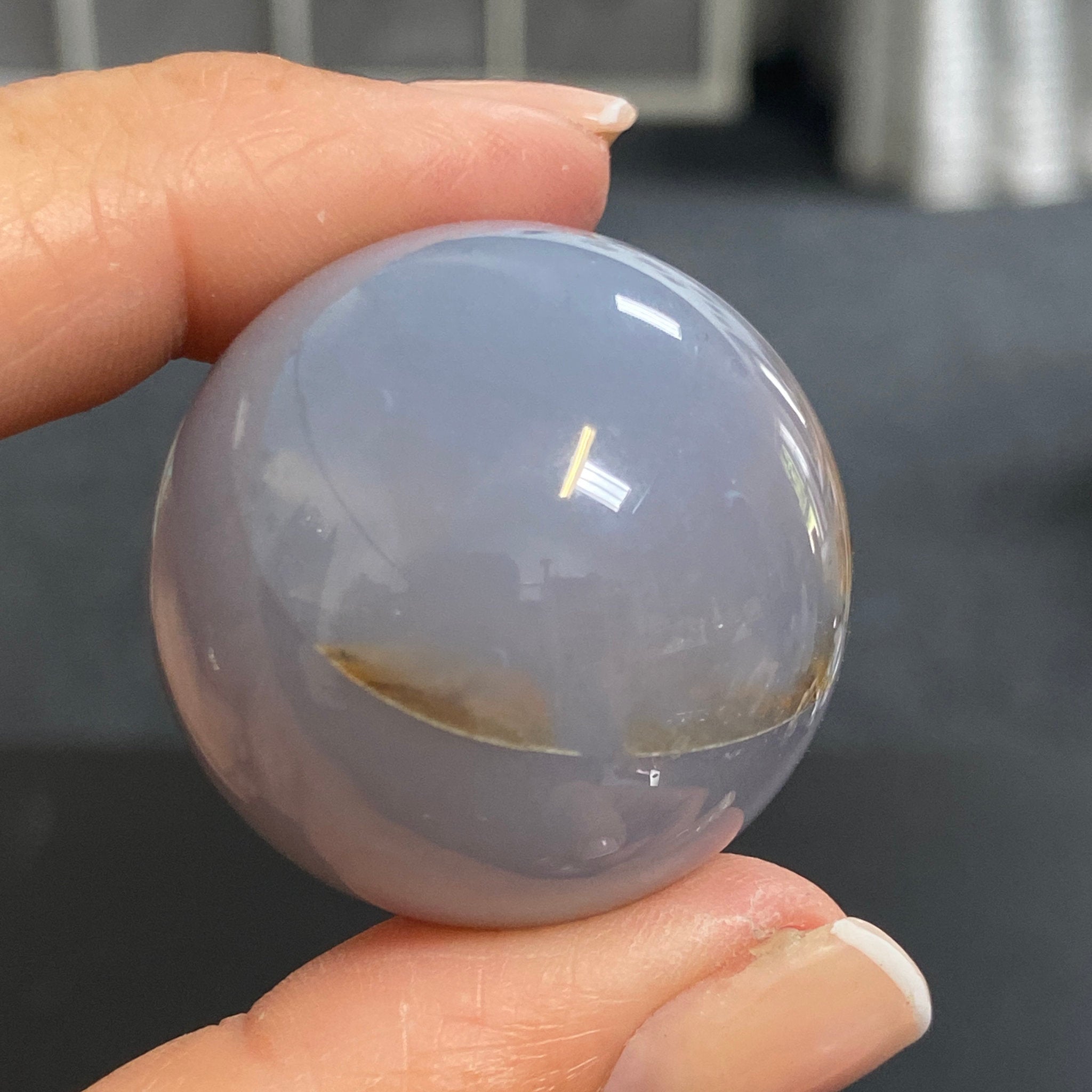 Blue Chalcedony Sphere