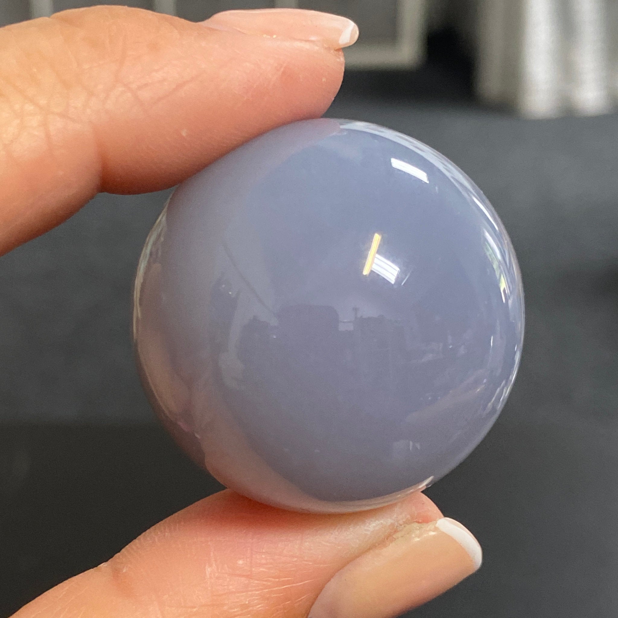 Blue Chalcedony Sphere