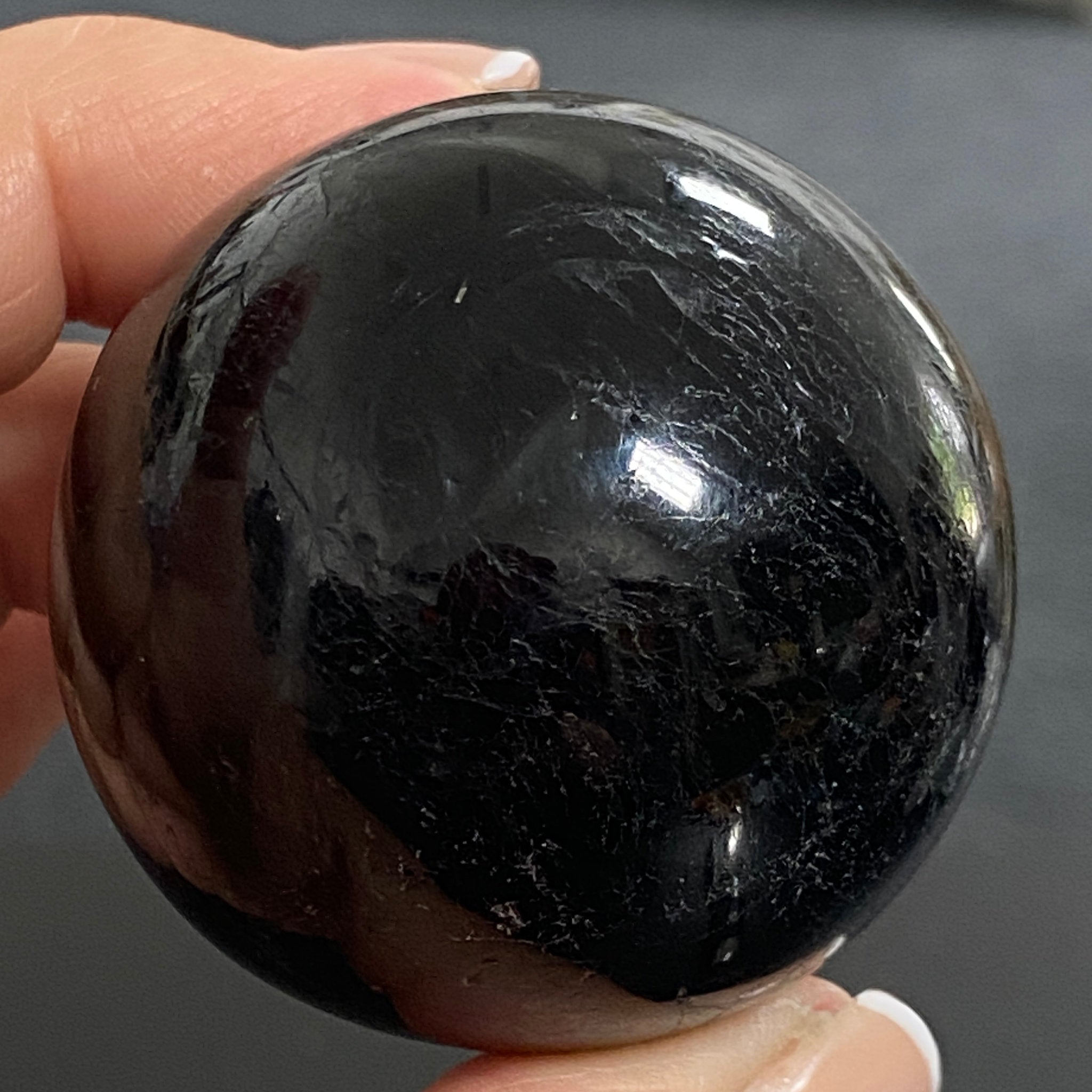 AA Black Tourmaline Sphere - Brazil