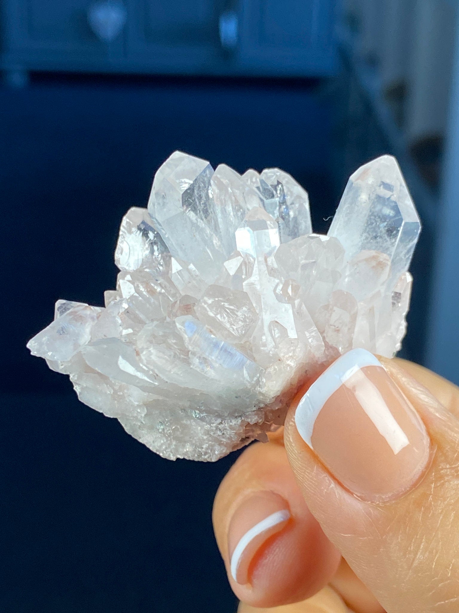 Sacred Pink Lemurian Quartz Cluster