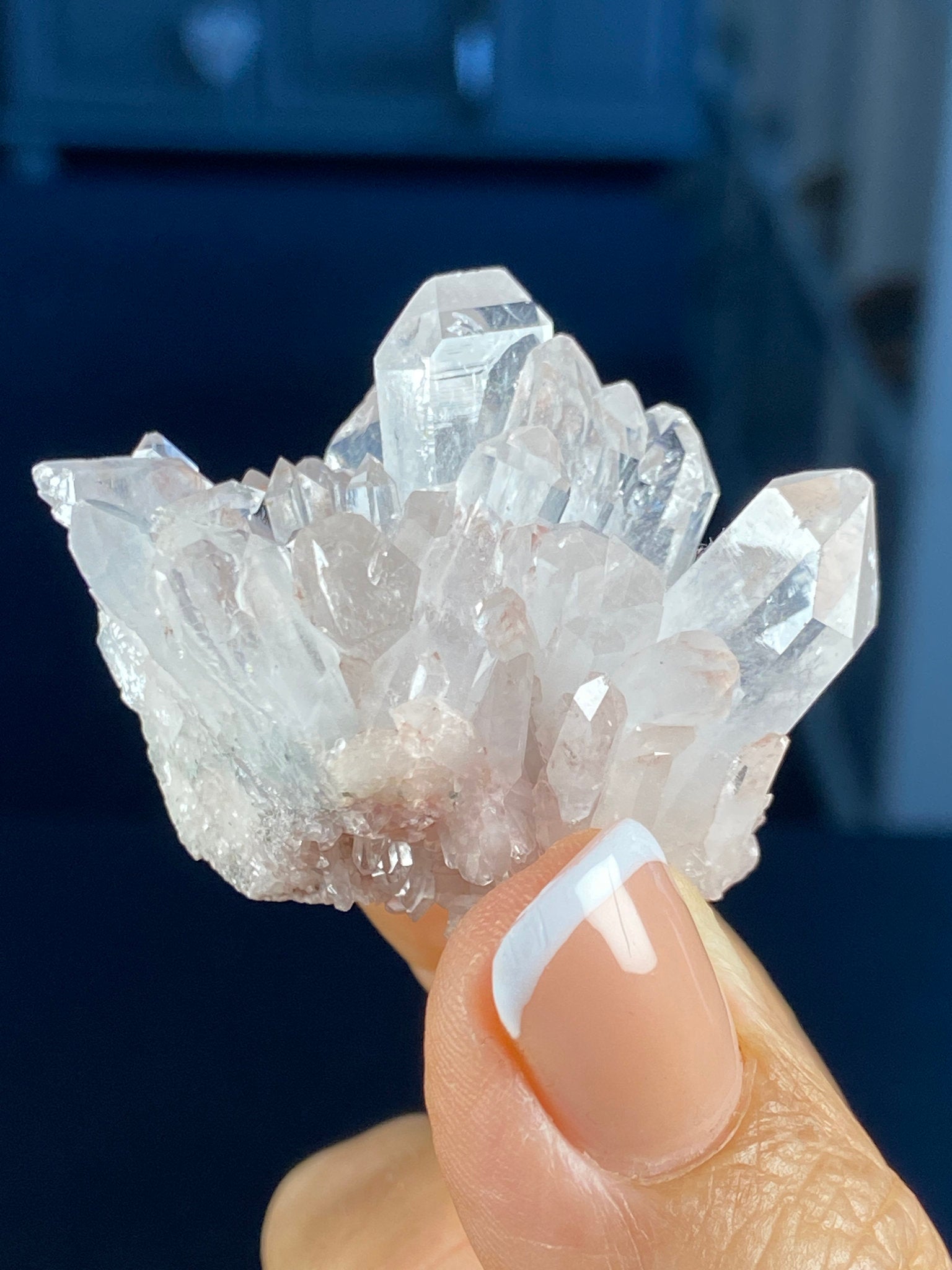Sacred Pink Lemurian Quartz Cluster