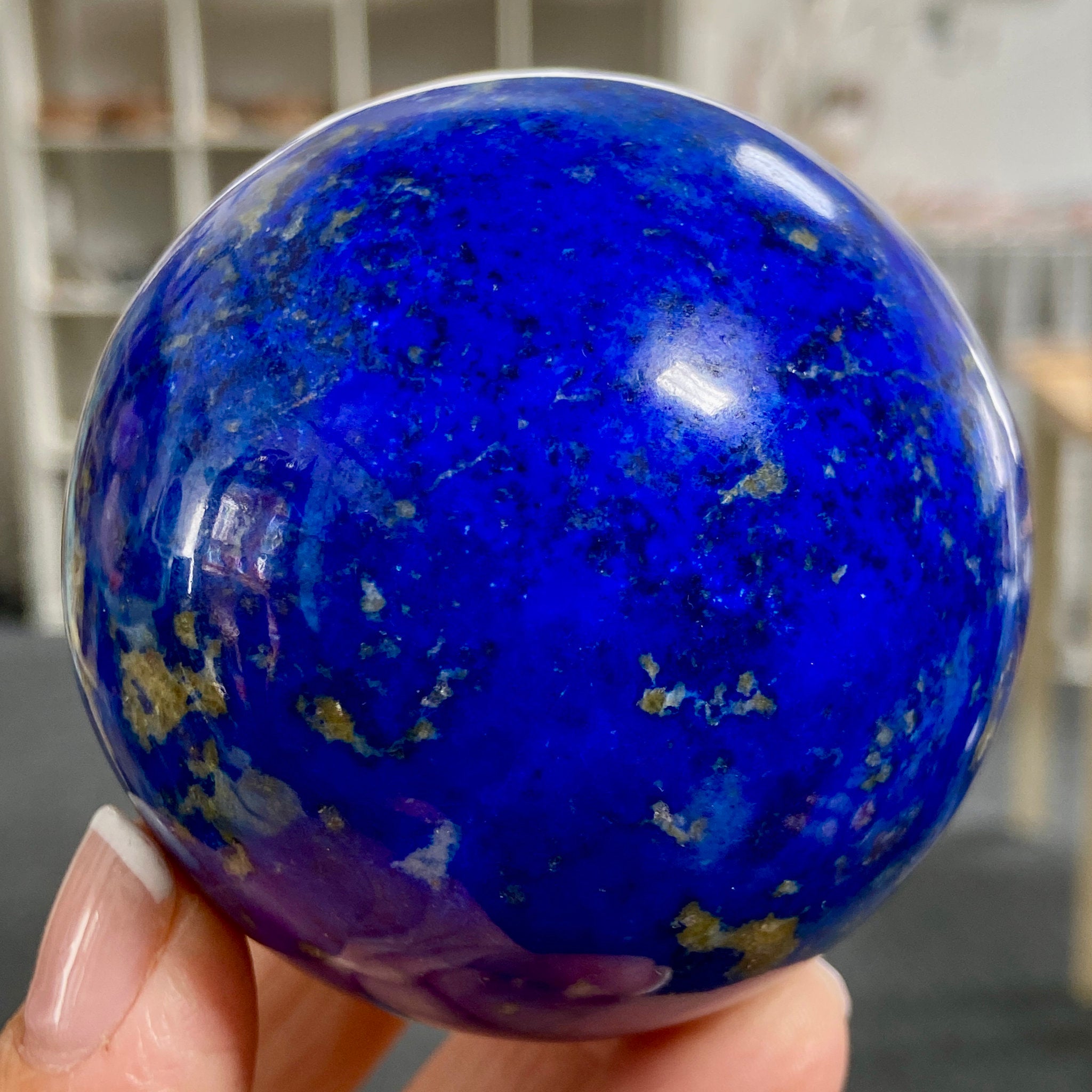 Lapis Lazuli Sphere – Mine 4, Afghanistan