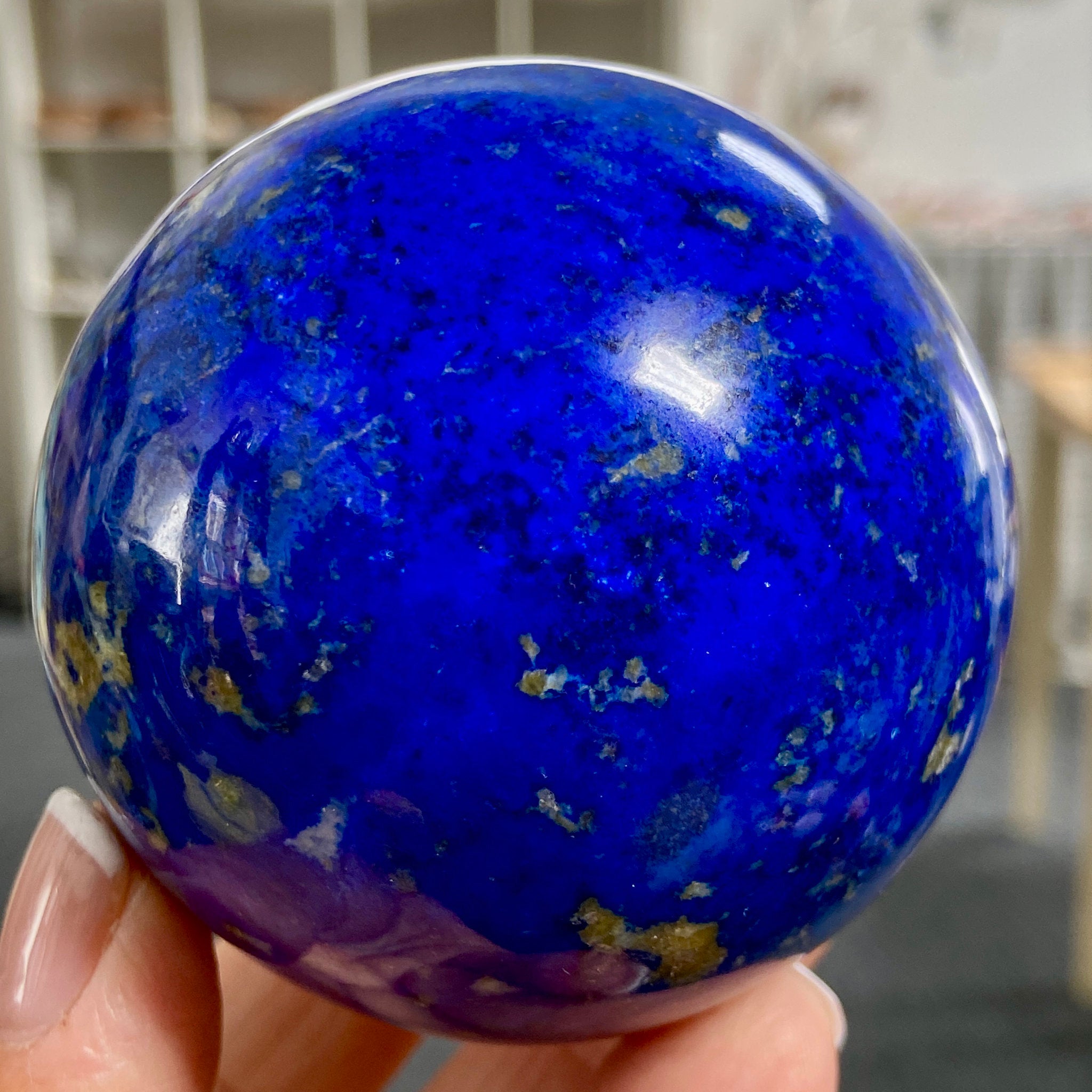 Lapis Lazuli Sphere – Mine 4, Afghanistan