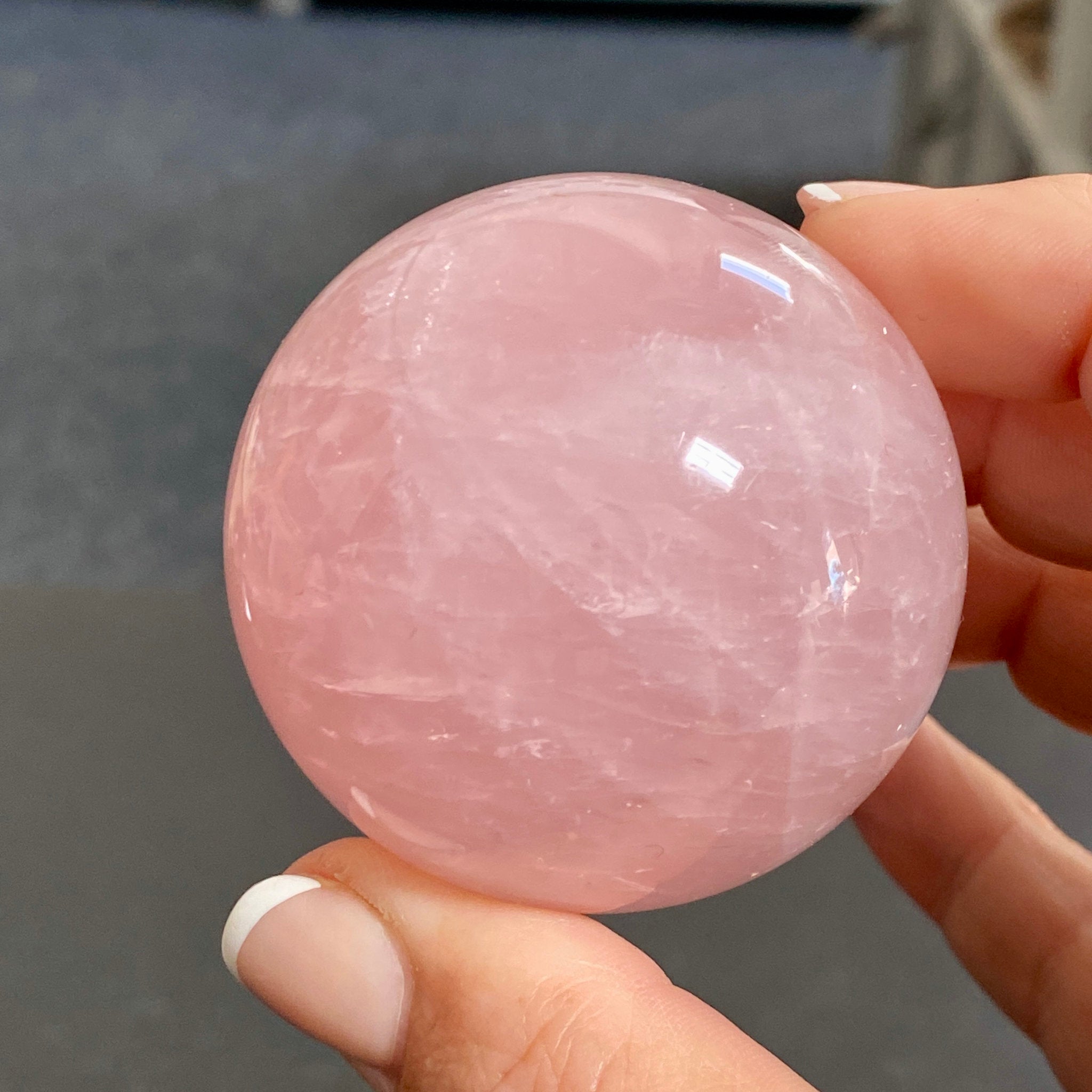 Madagascan Rose Quartz Sphere