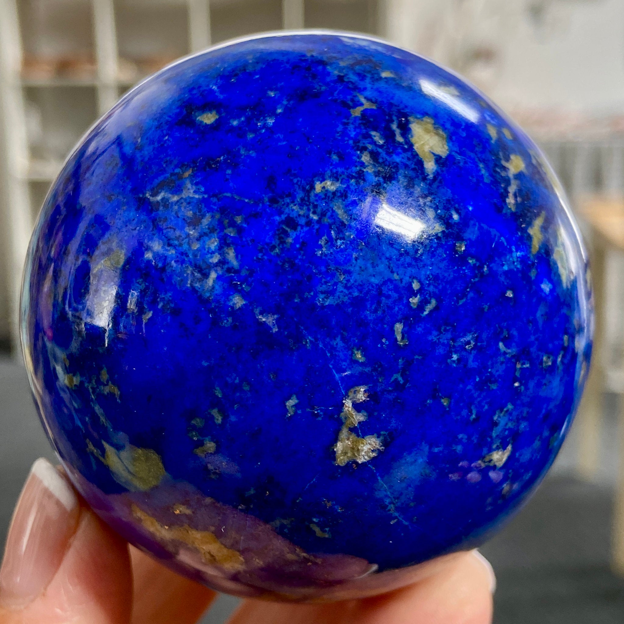 Lapis Lazuli Sphere – Mine 4, Afghanistan
