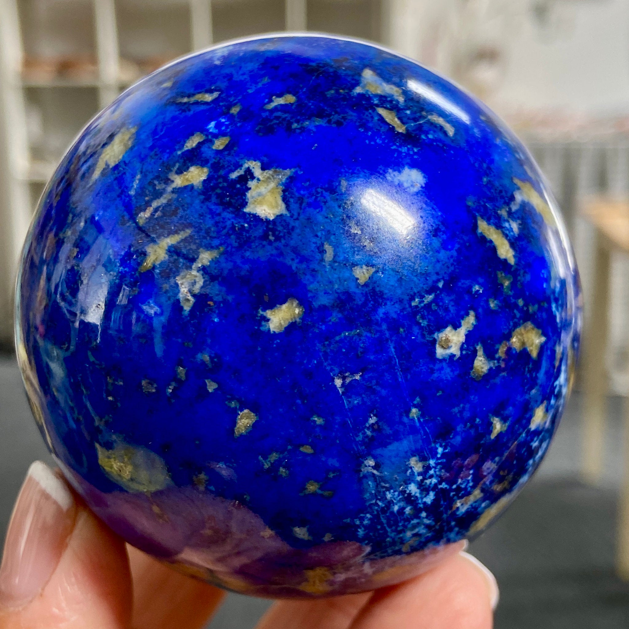 Lapis Lazuli Sphere – Mine 4, Afghanistan