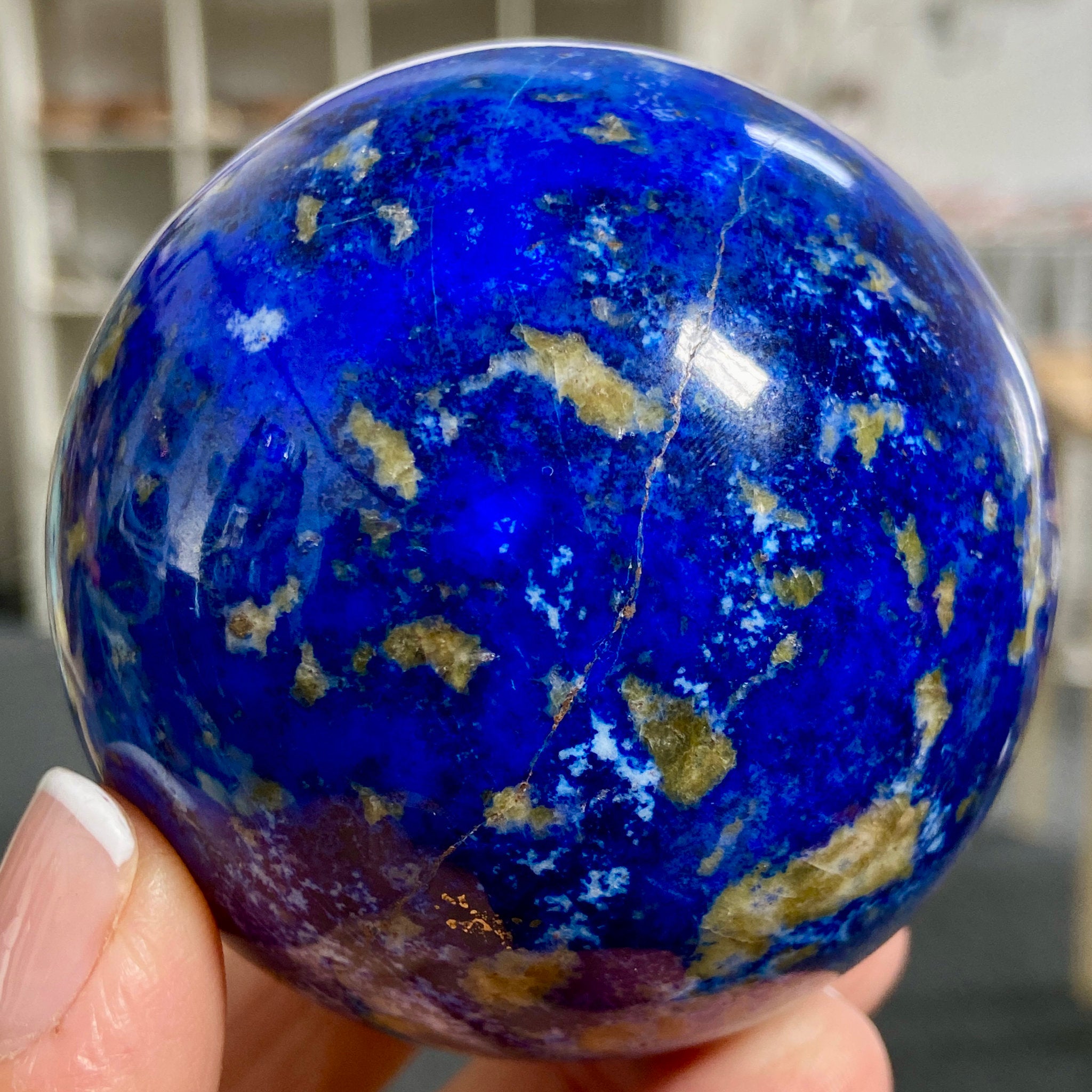 Lapis Lazuli Sphere – Mine 4, Afghanistan