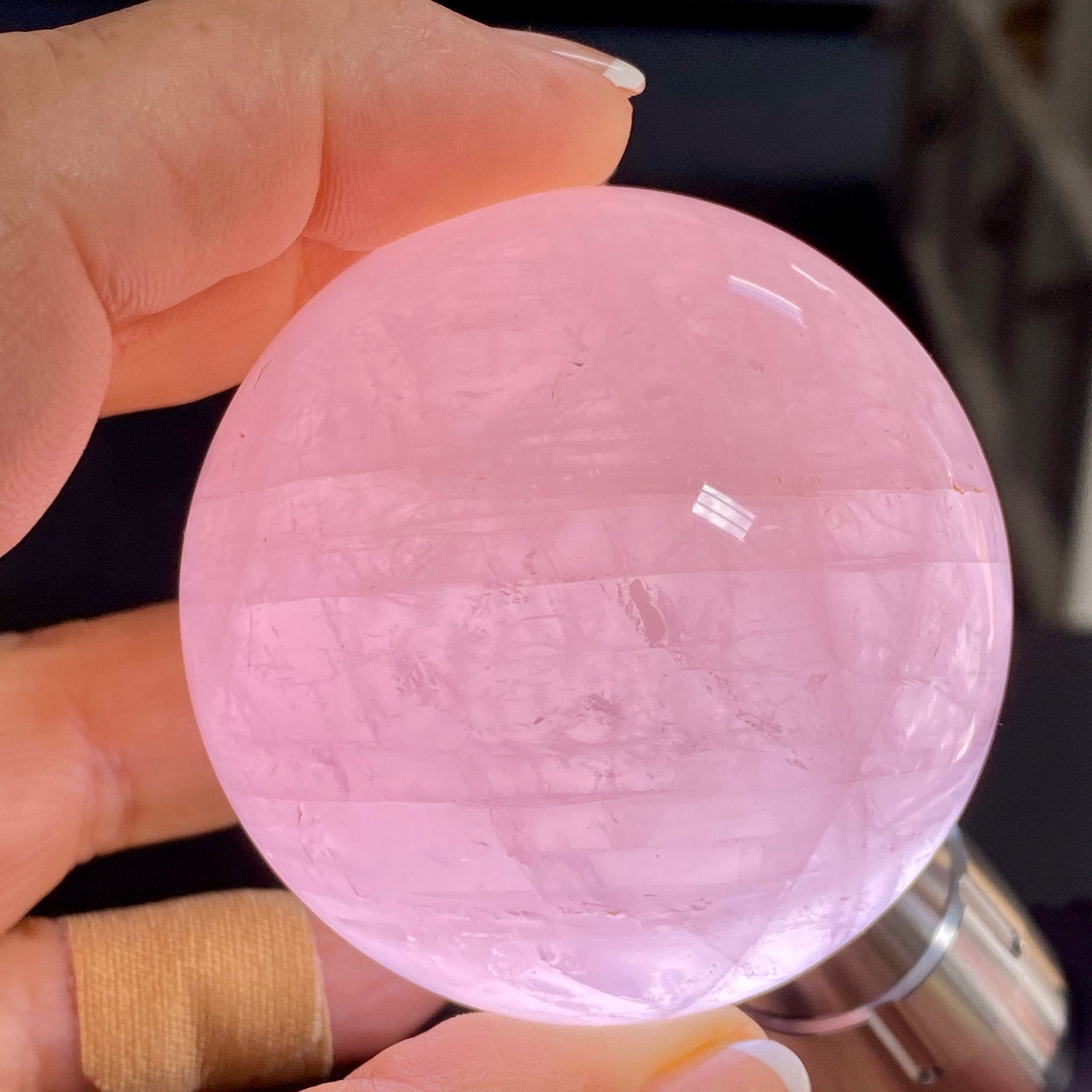 Madagascan Rose Quartz Sphere