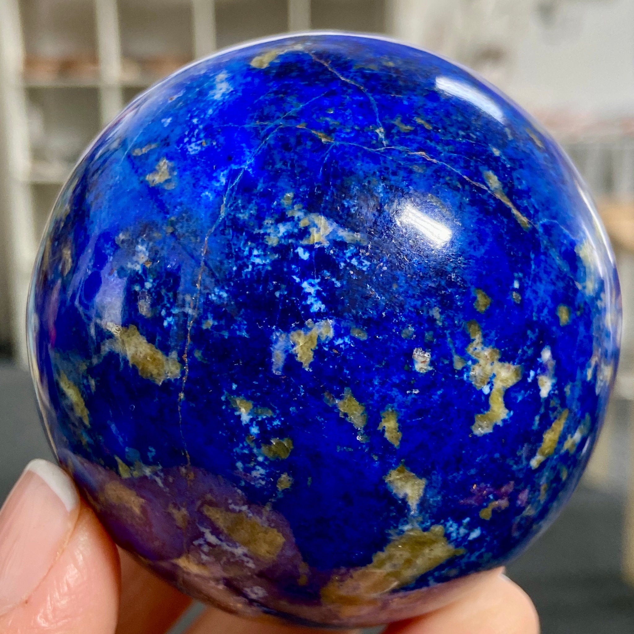 Lapis Lazuli Sphere – Mine 4, Afghanistan