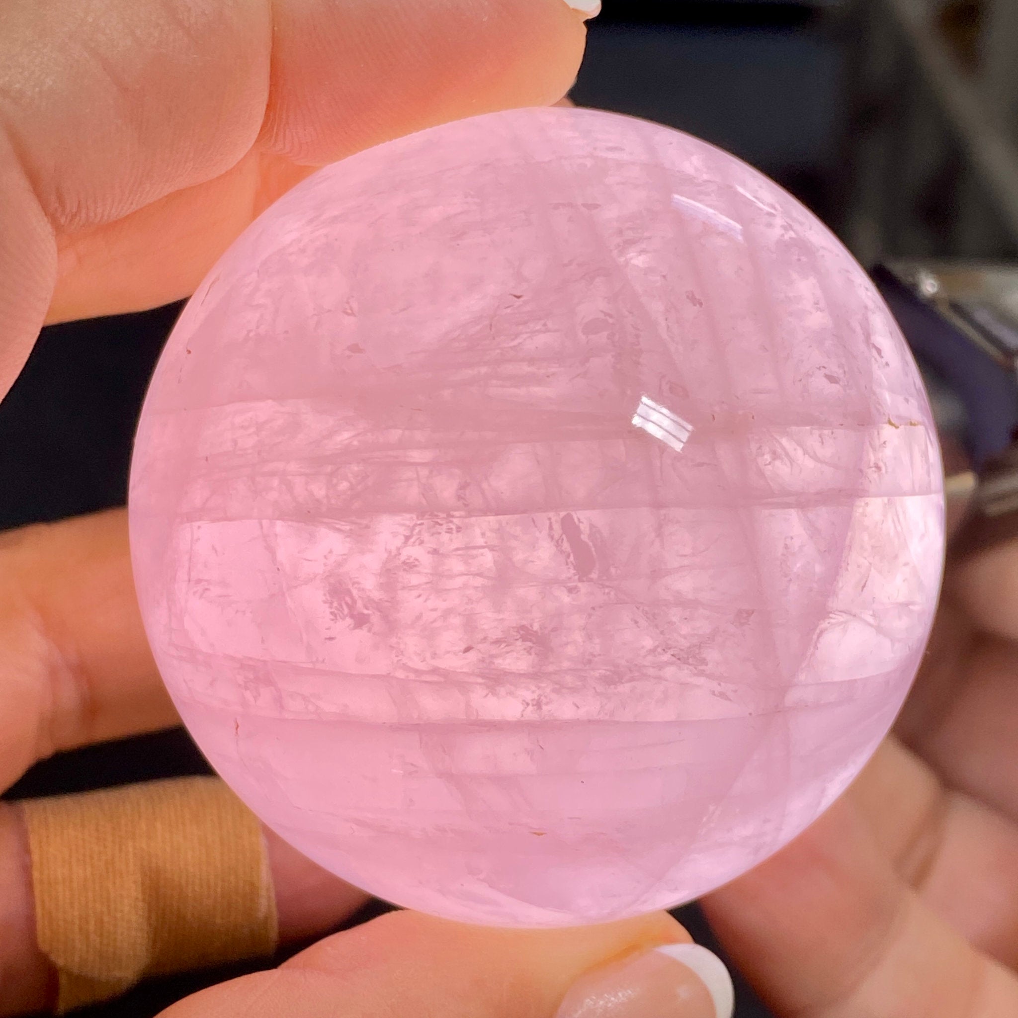 Madagascan Rose Quartz Sphere
