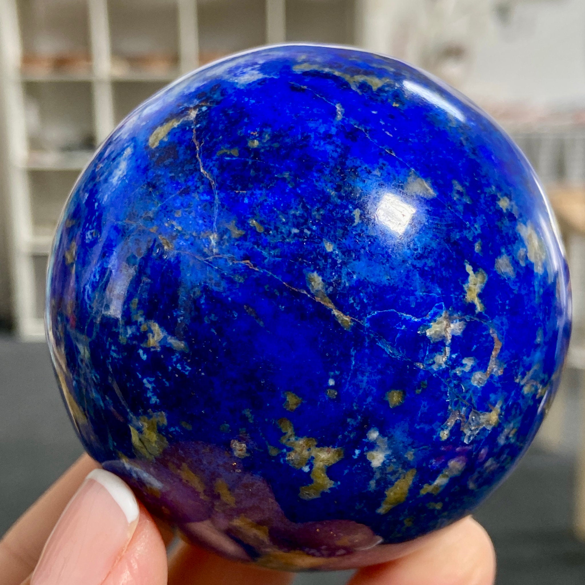 Lapis Lazuli Sphere – Mine 4, Afghanistan