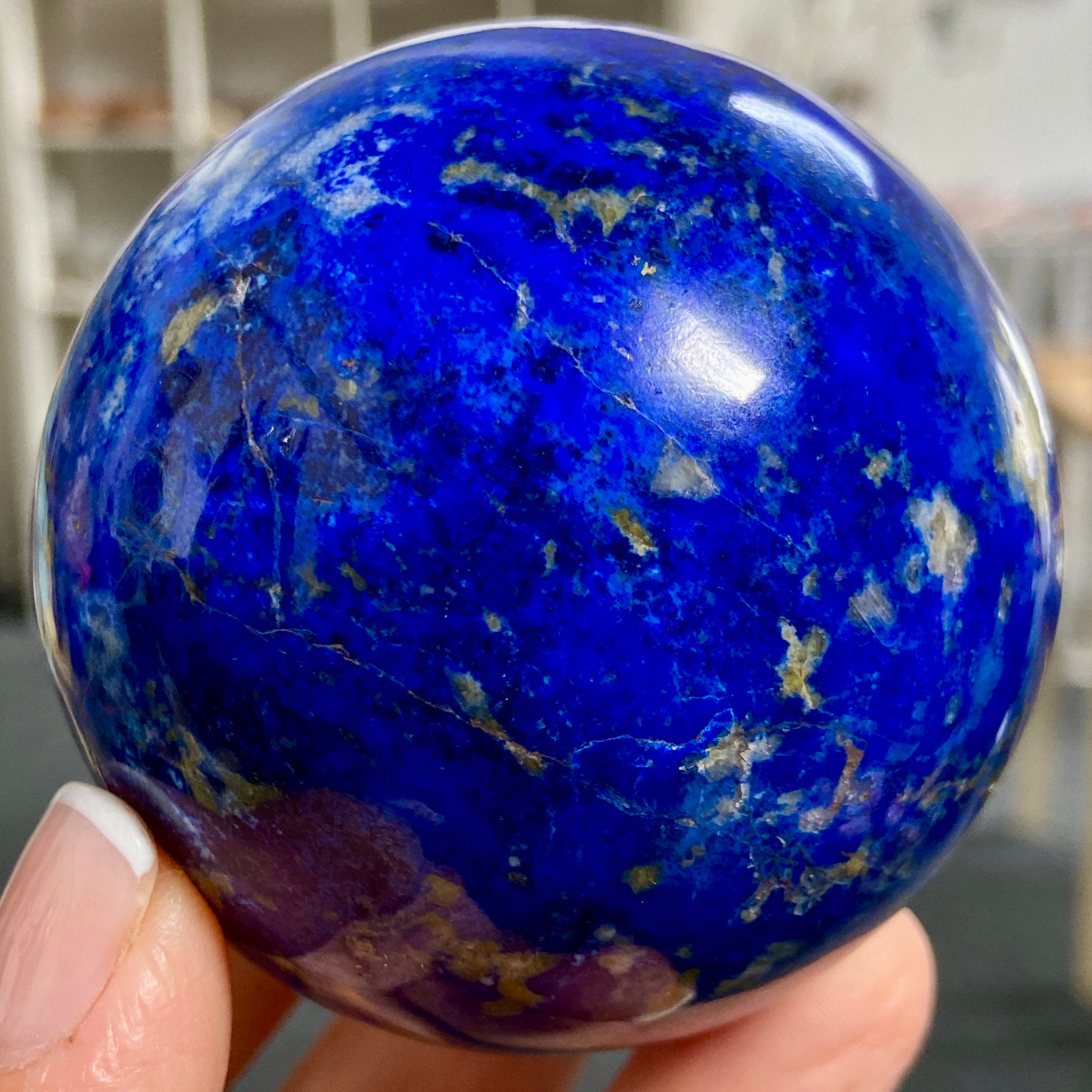 Lapis Lazuli Sphere – Mine 4, Afghanistan
