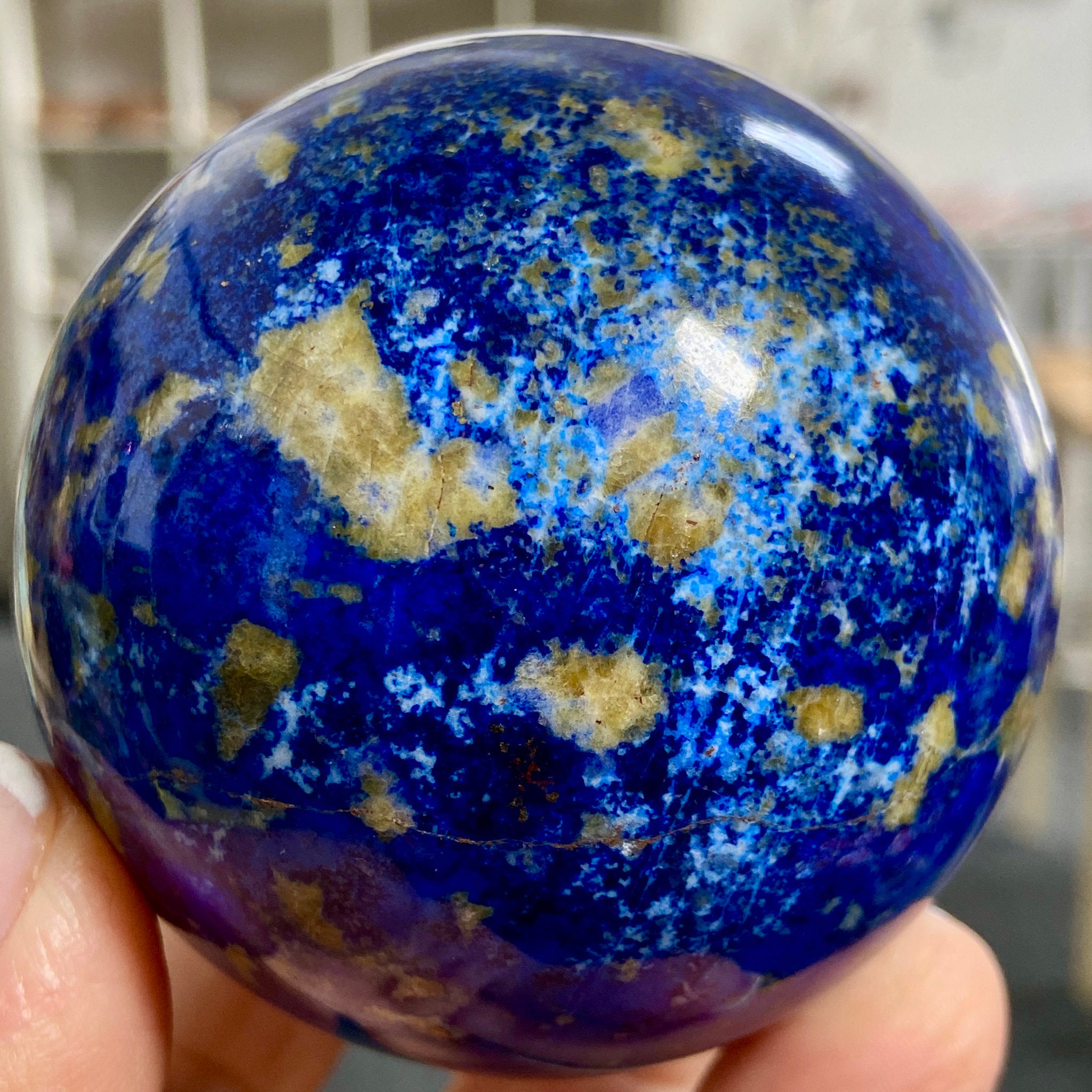 Lapis Lazuli Sphere – Mine 4, Afghanistan