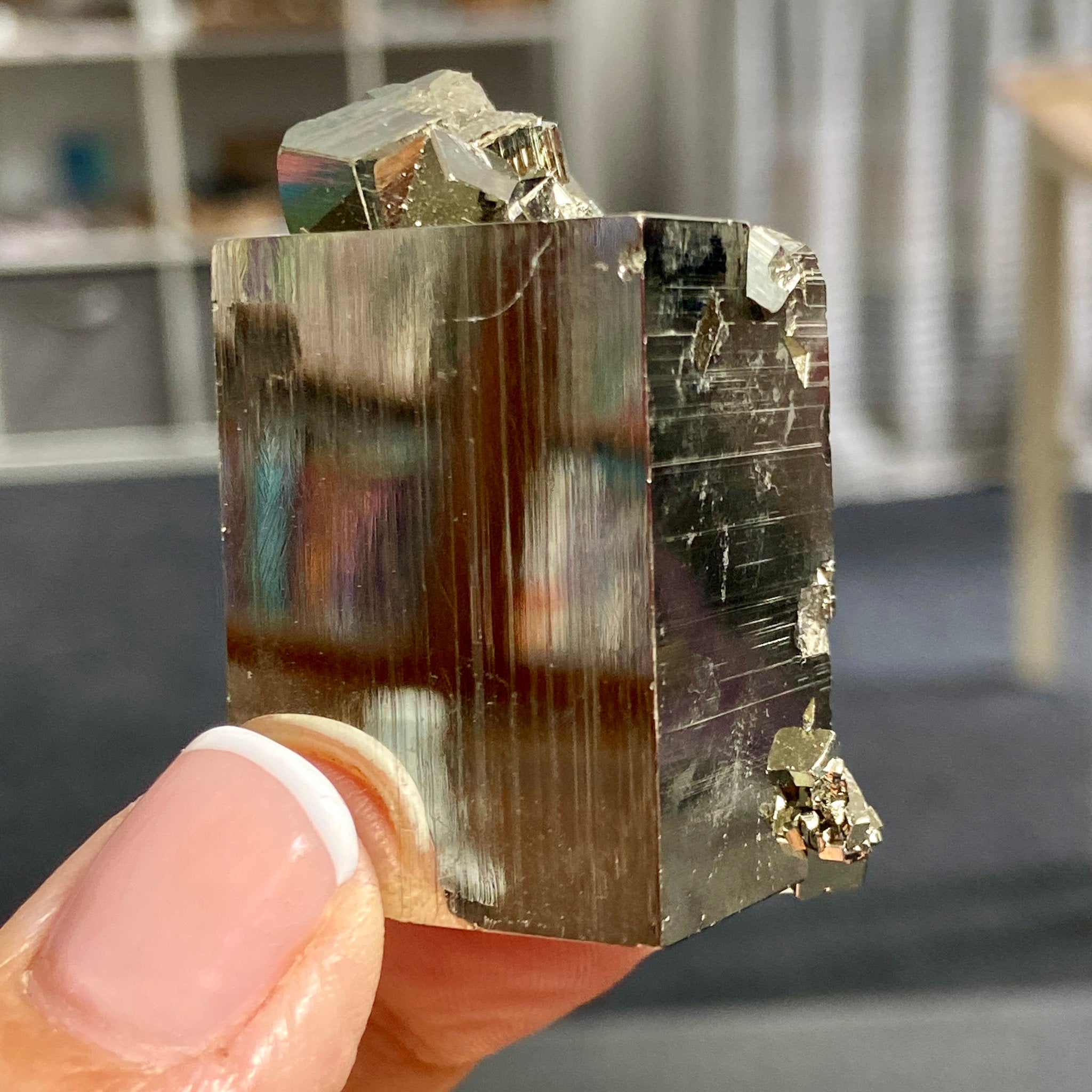 Pyrite Crystal Cluster – Huanzala Mine, Peru