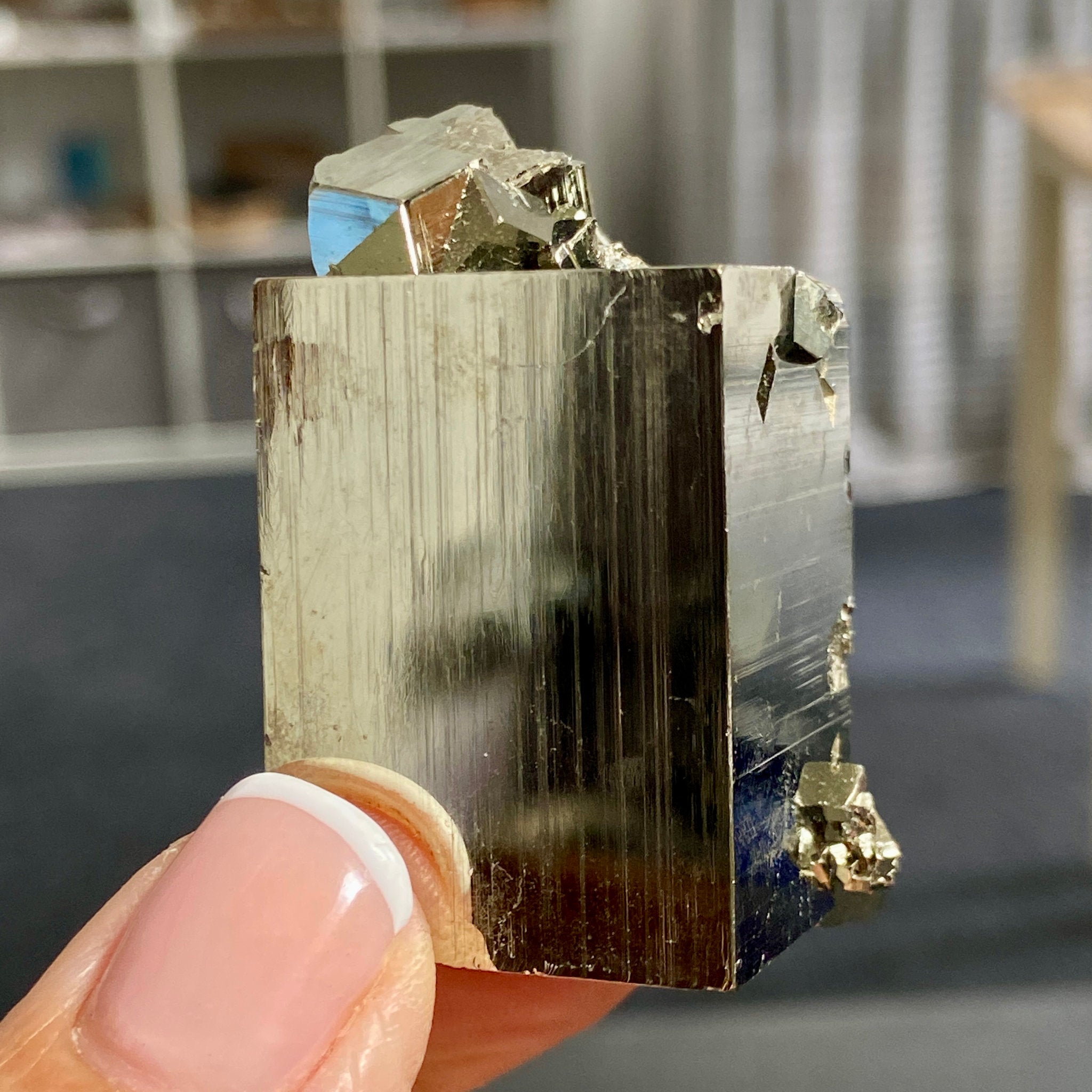 Pyrite Crystal Cluster – Huanzala Mine, Peru