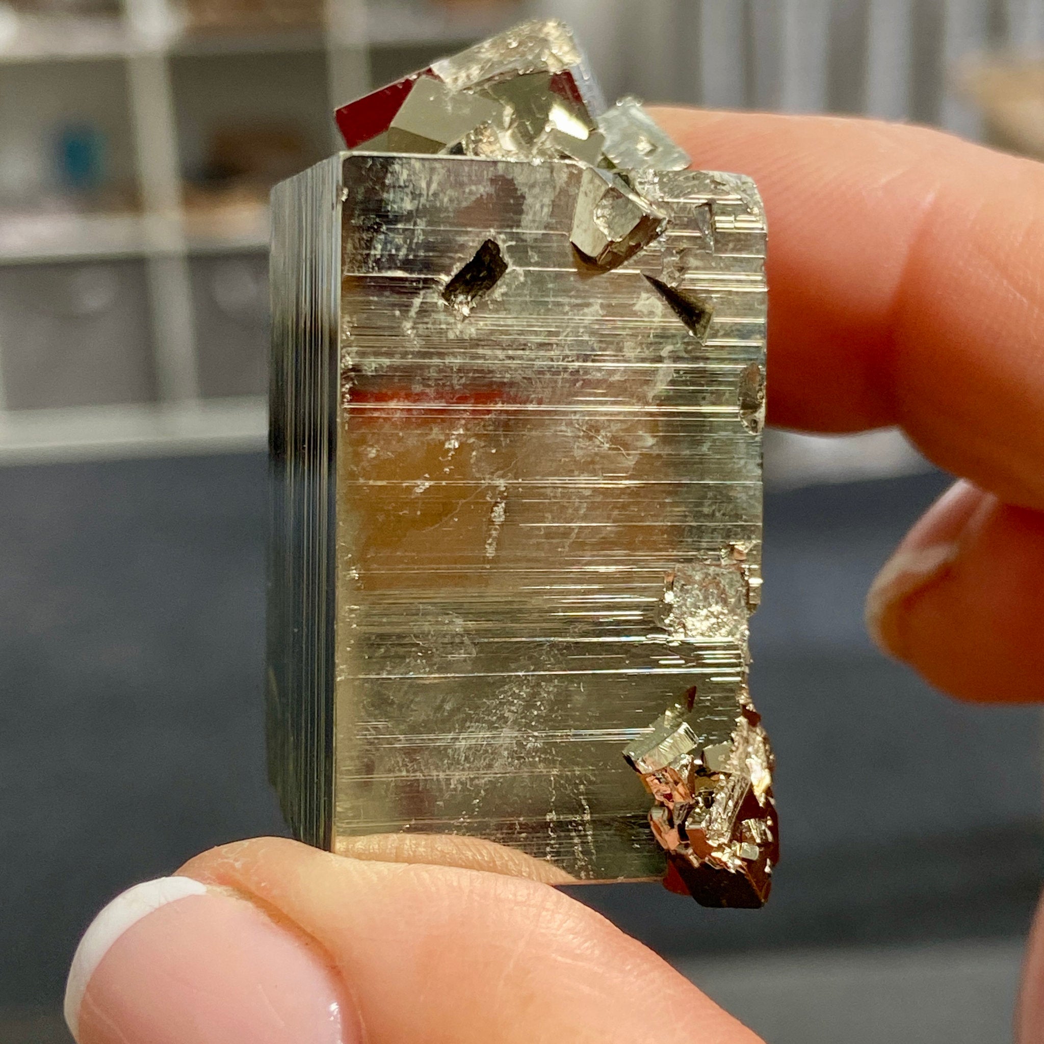 Pyrite Crystal Cluster – Huanzala Mine, Peru